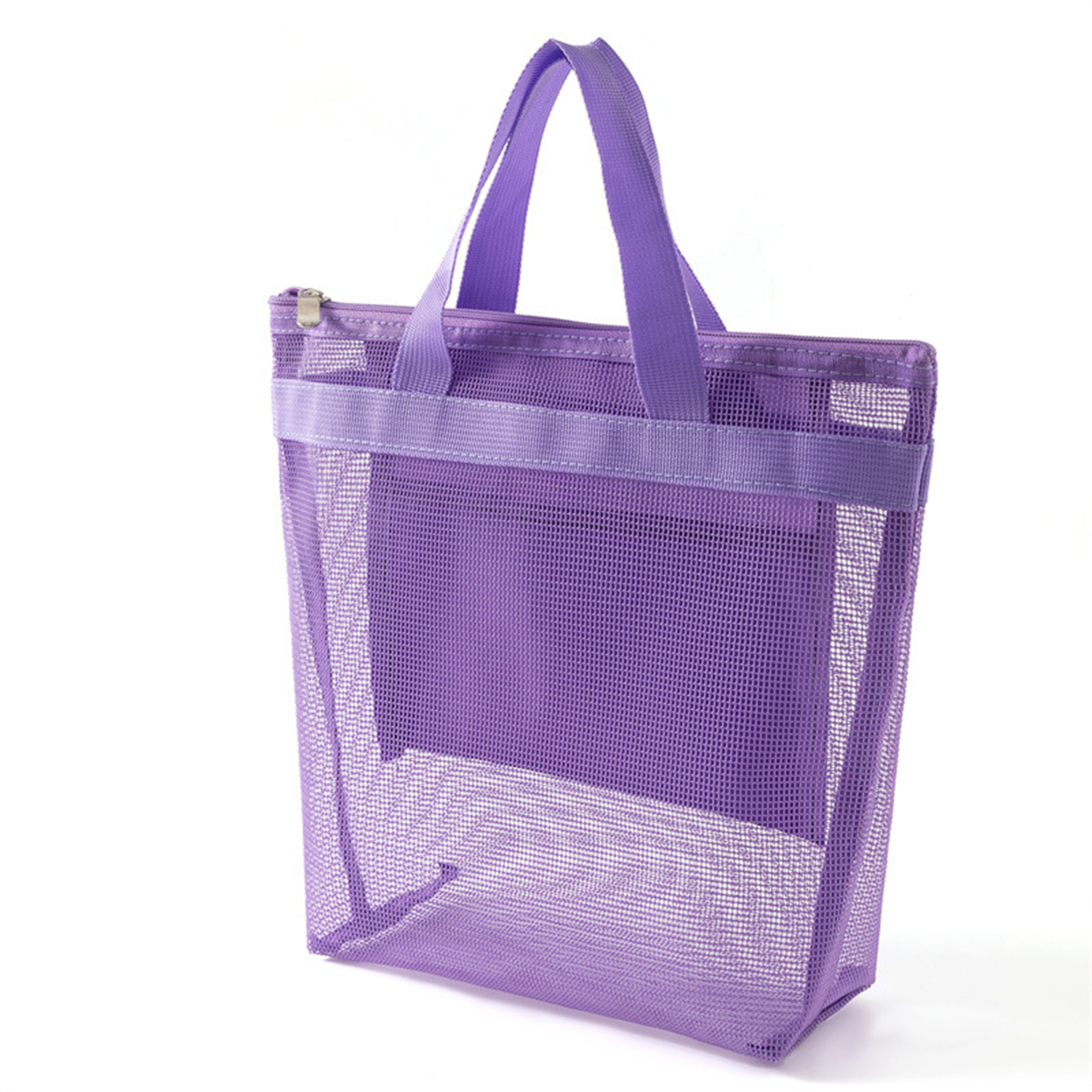 Oxford Portable Grid Beach Tote Bag, custom tote bag with logo imprint 3