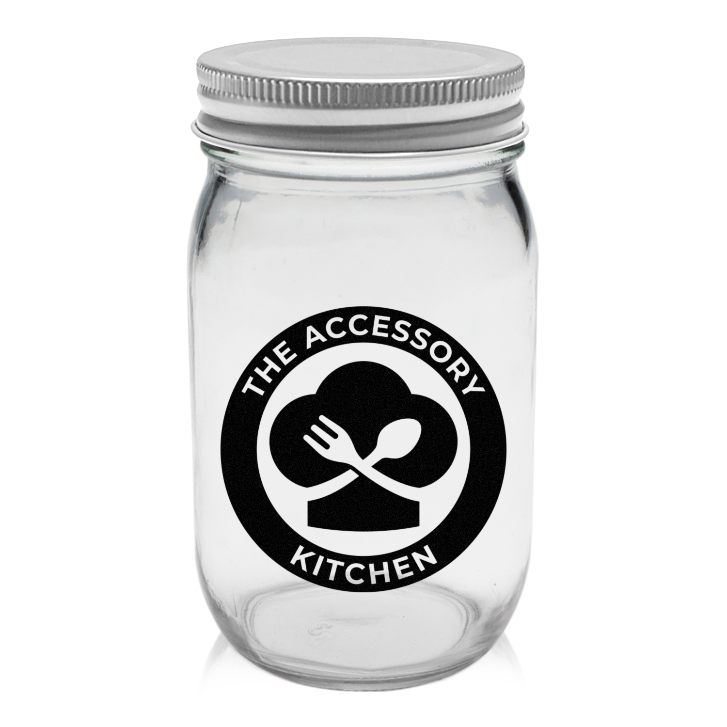 16 oz. Mason Jar Storage Container (1 Color Imprint) 8