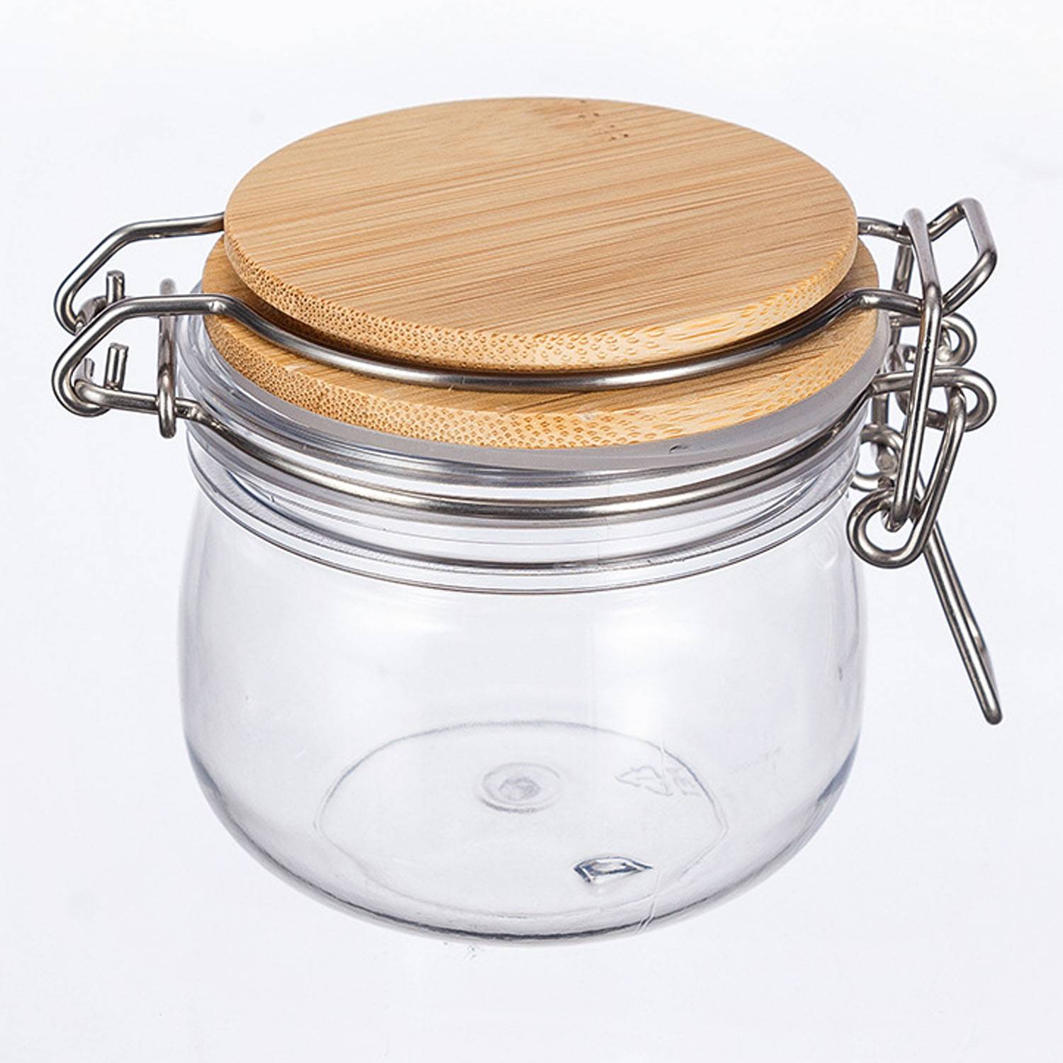 7 Oz Sealed Clear Glass Jar 8