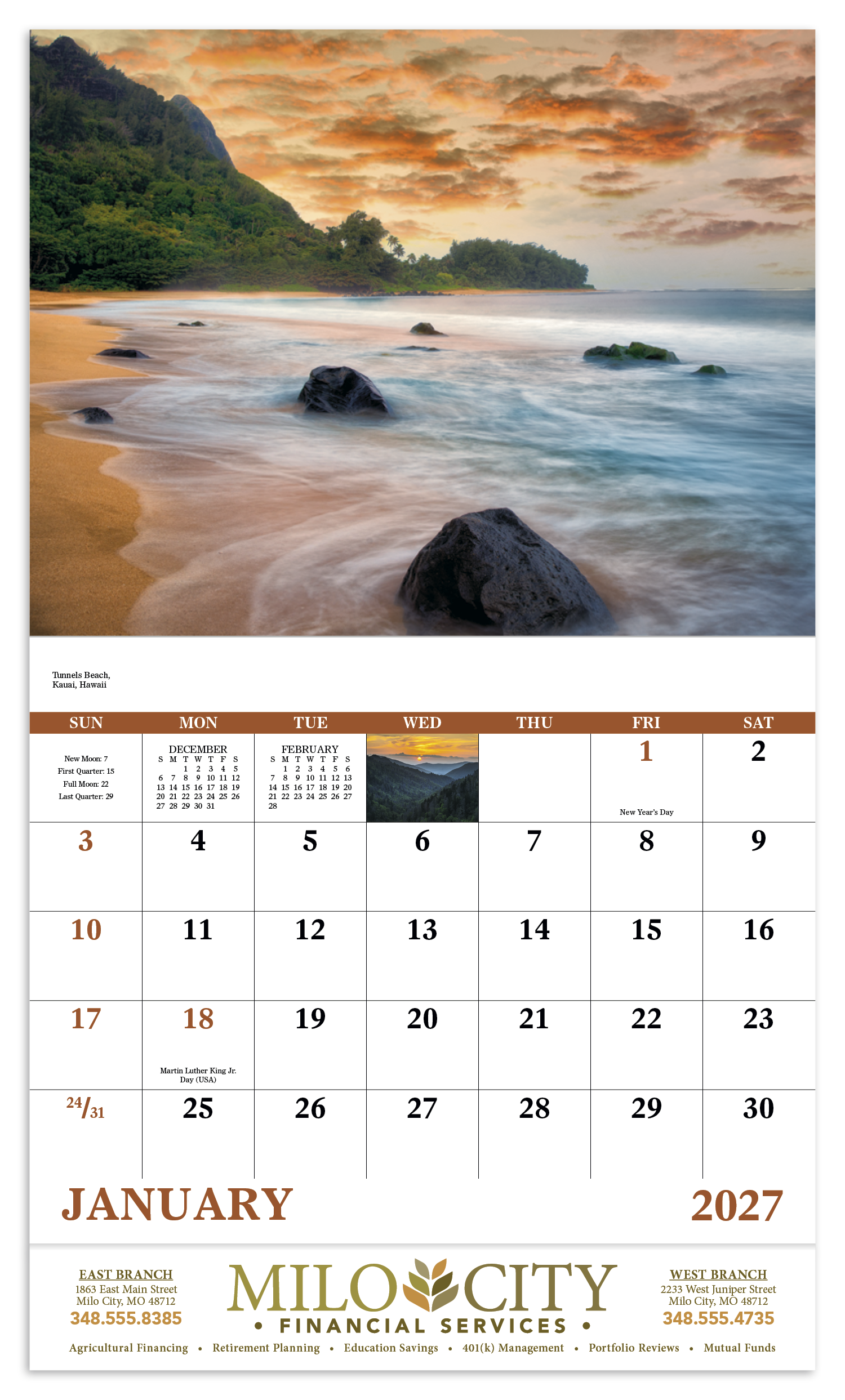Good Value™ Landscapes of America - Stapled Calendar 65