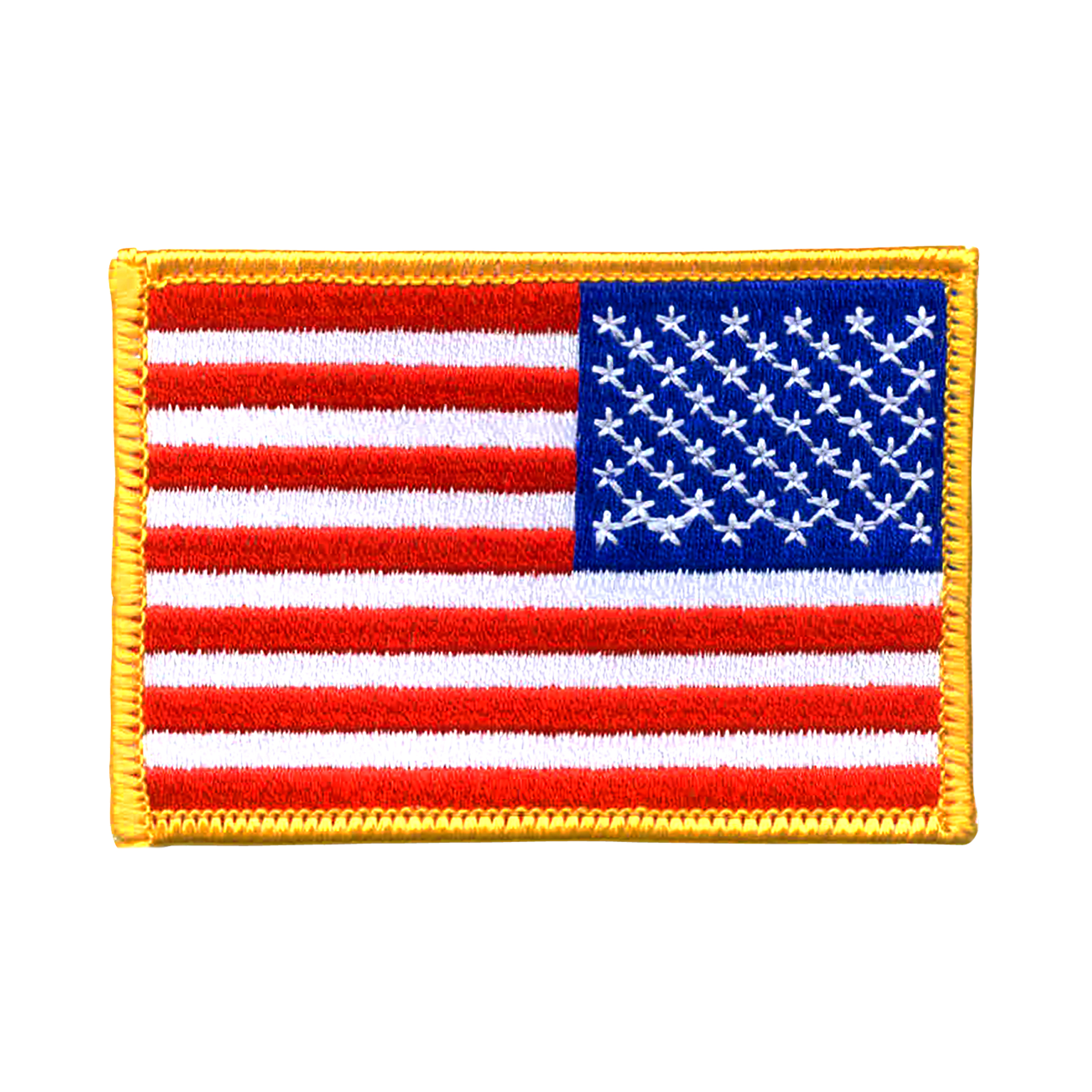 Reverse American Flag Embroidered Patch 5
