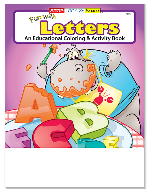 COLORING SET - Fun With Letters Coloring Book Fun Pack 3