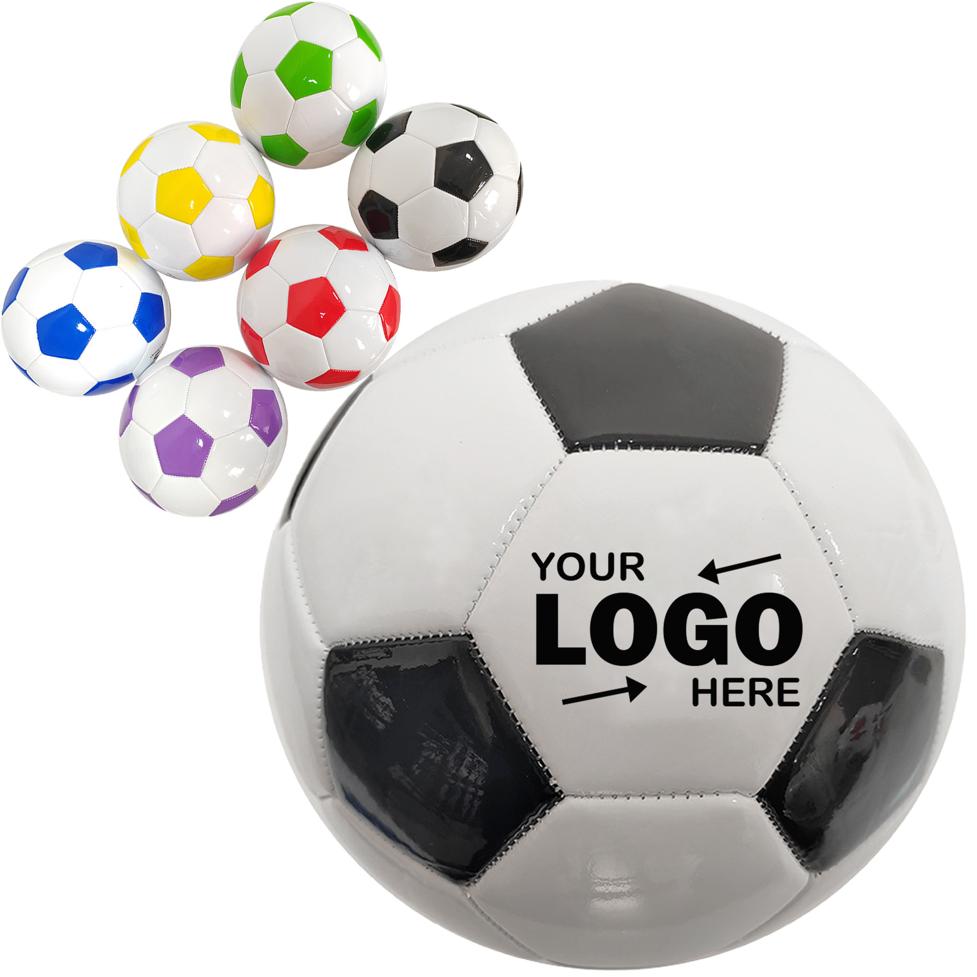 PVC Material Size 5 Soccer Ball 2
