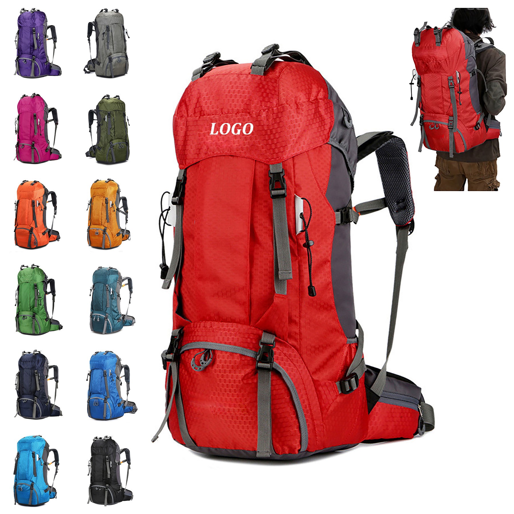 60L Hiking Backpack