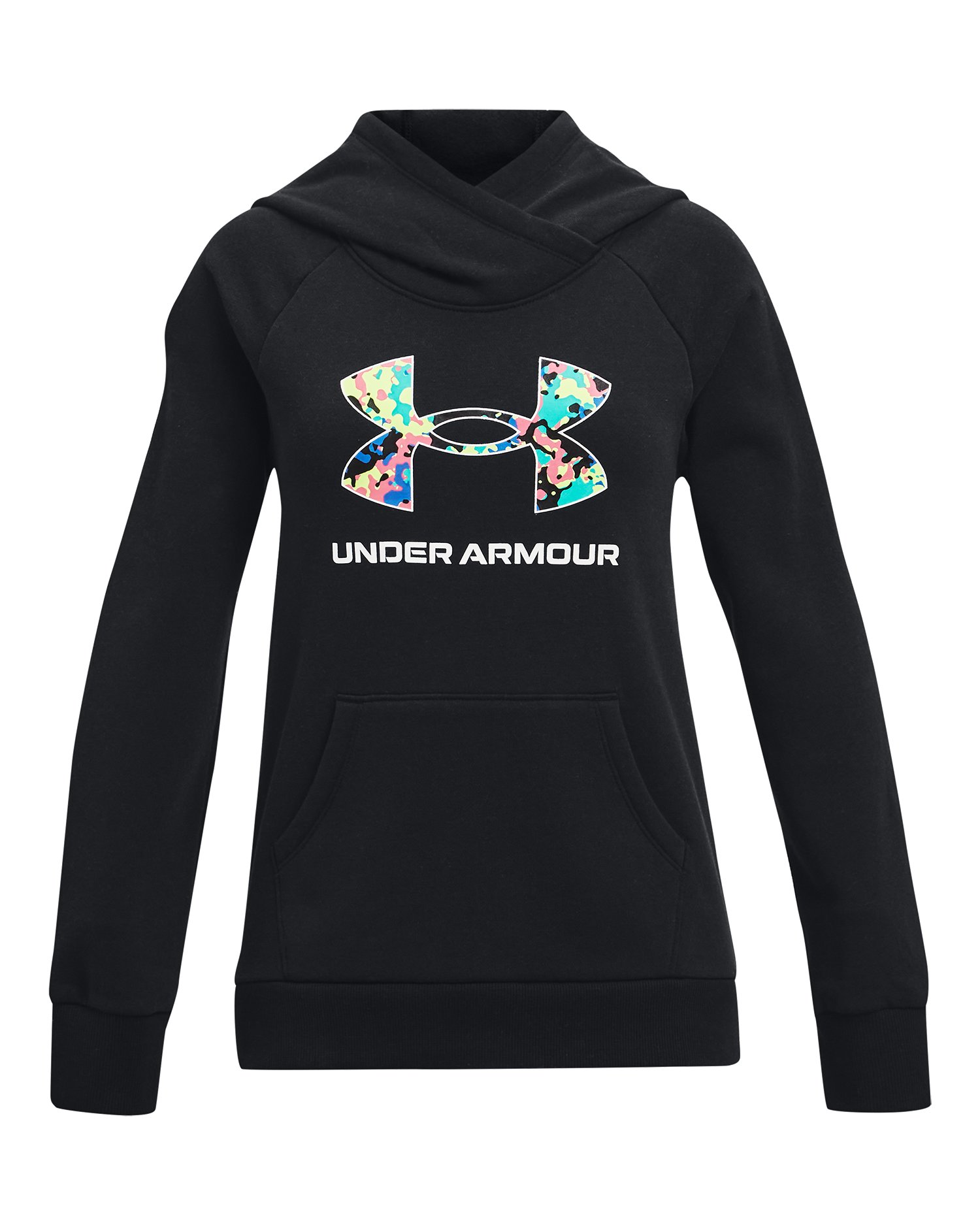 UA Rival Fleece Core Logo Girls' Hoodie 2