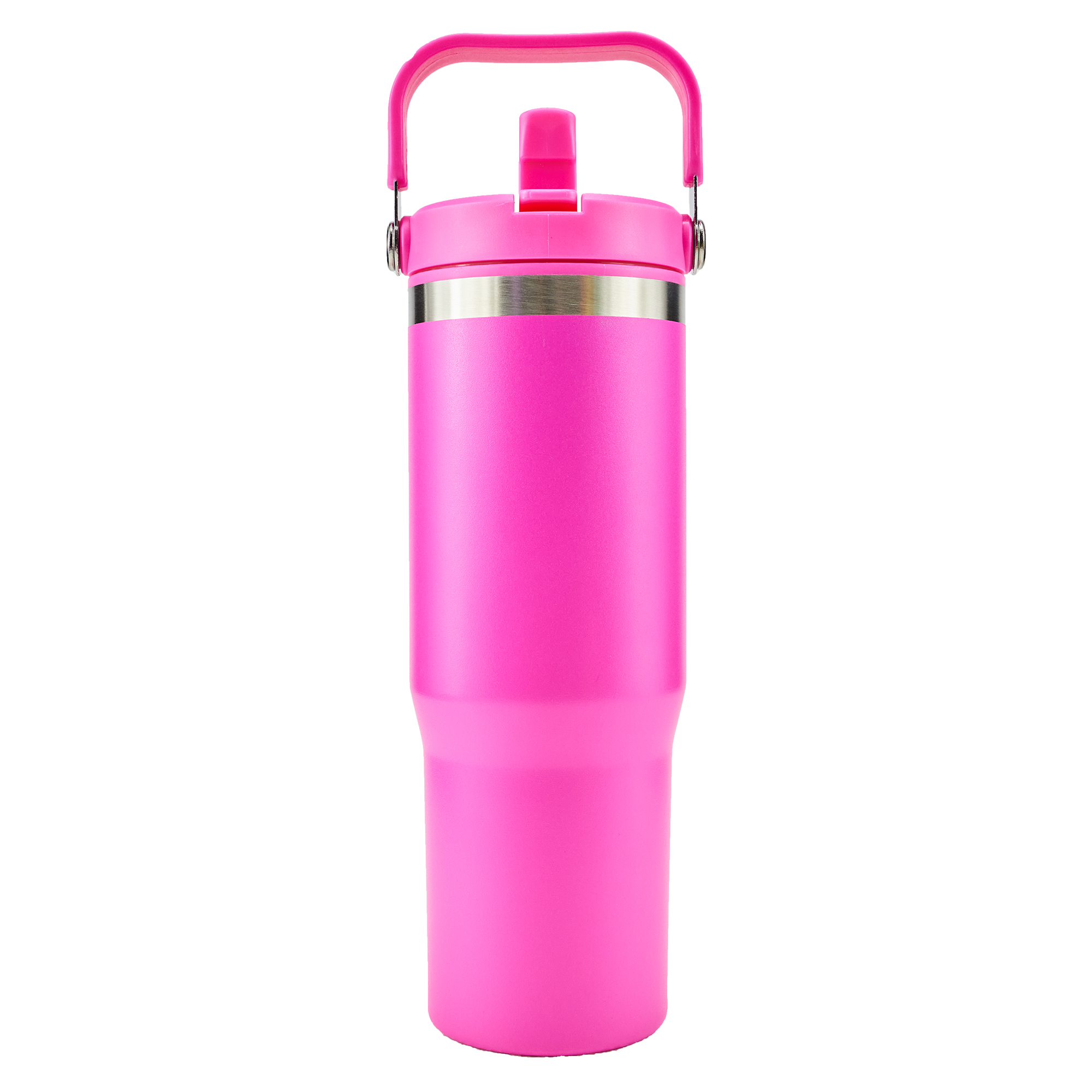 Glacier 30 Oz. Hybrid Travel Tumbler w/Handle & Straw 15
