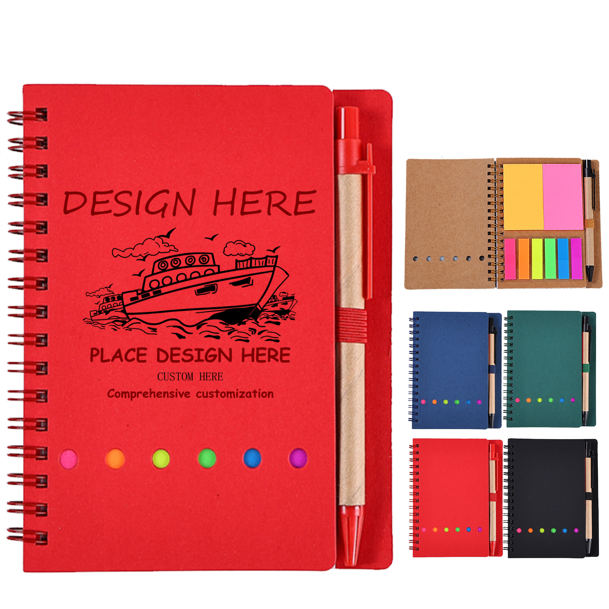 A5 Spiral Memo Pad & Pen 2