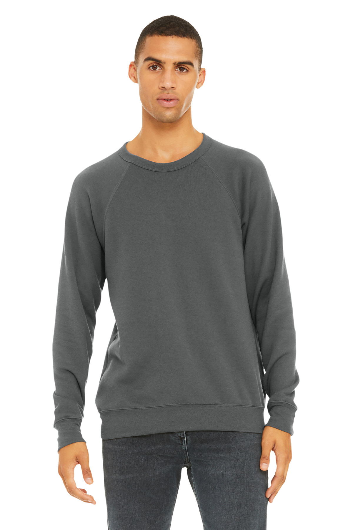 BELLA+CANVAS Unisex Sponge Fleece Raglan Sweatshirt. BC3901 124