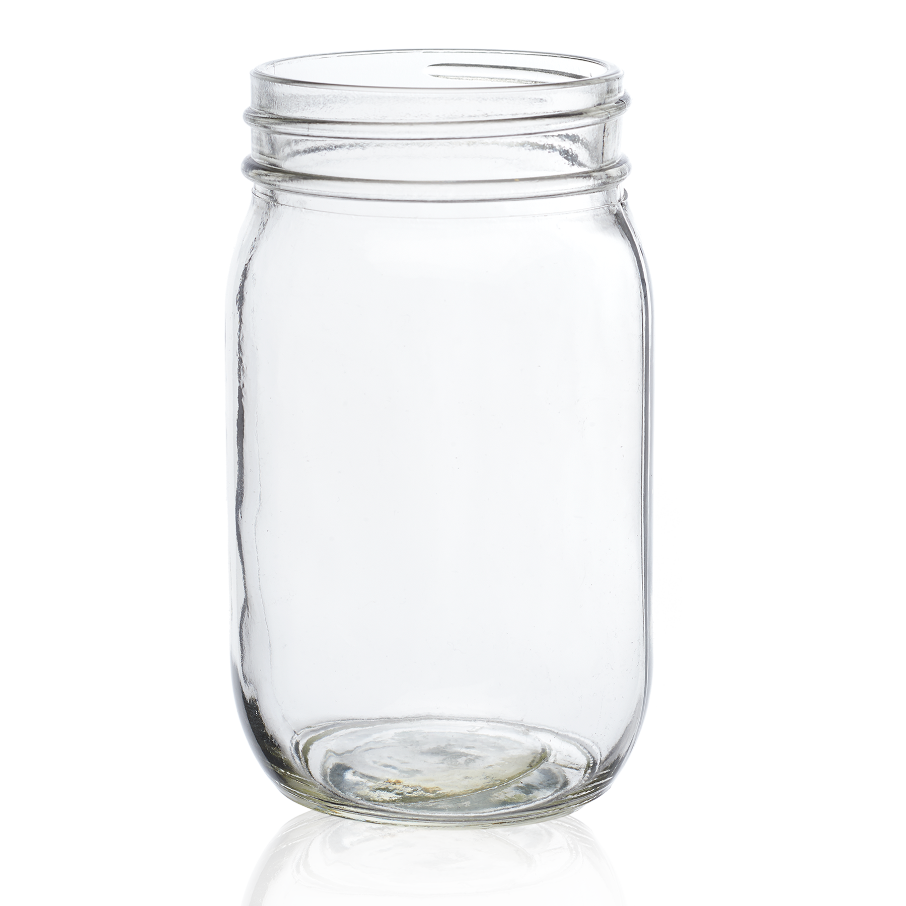 16 Oz. Mankato Mason Jar Drinking Glass, custom glassware with logo imprint 2