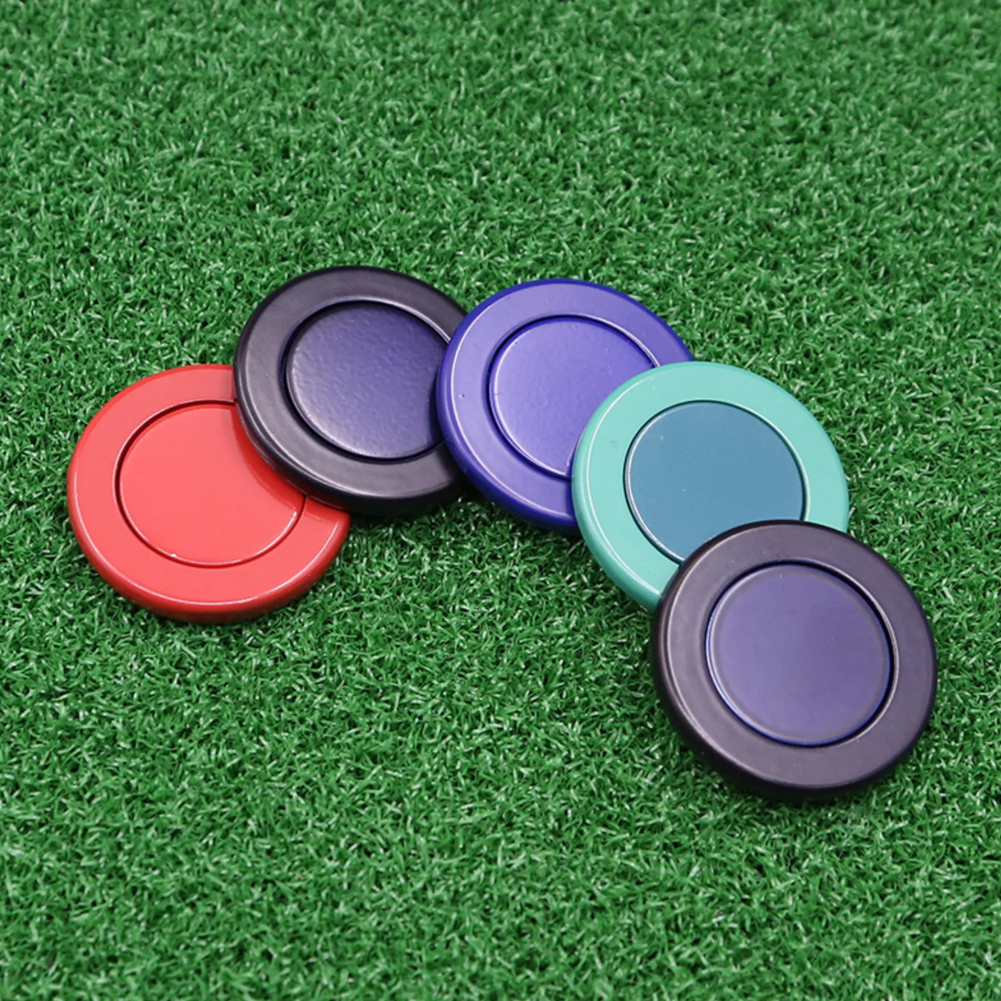 Golf Metal Ball Marker Mark Hat Clip 2