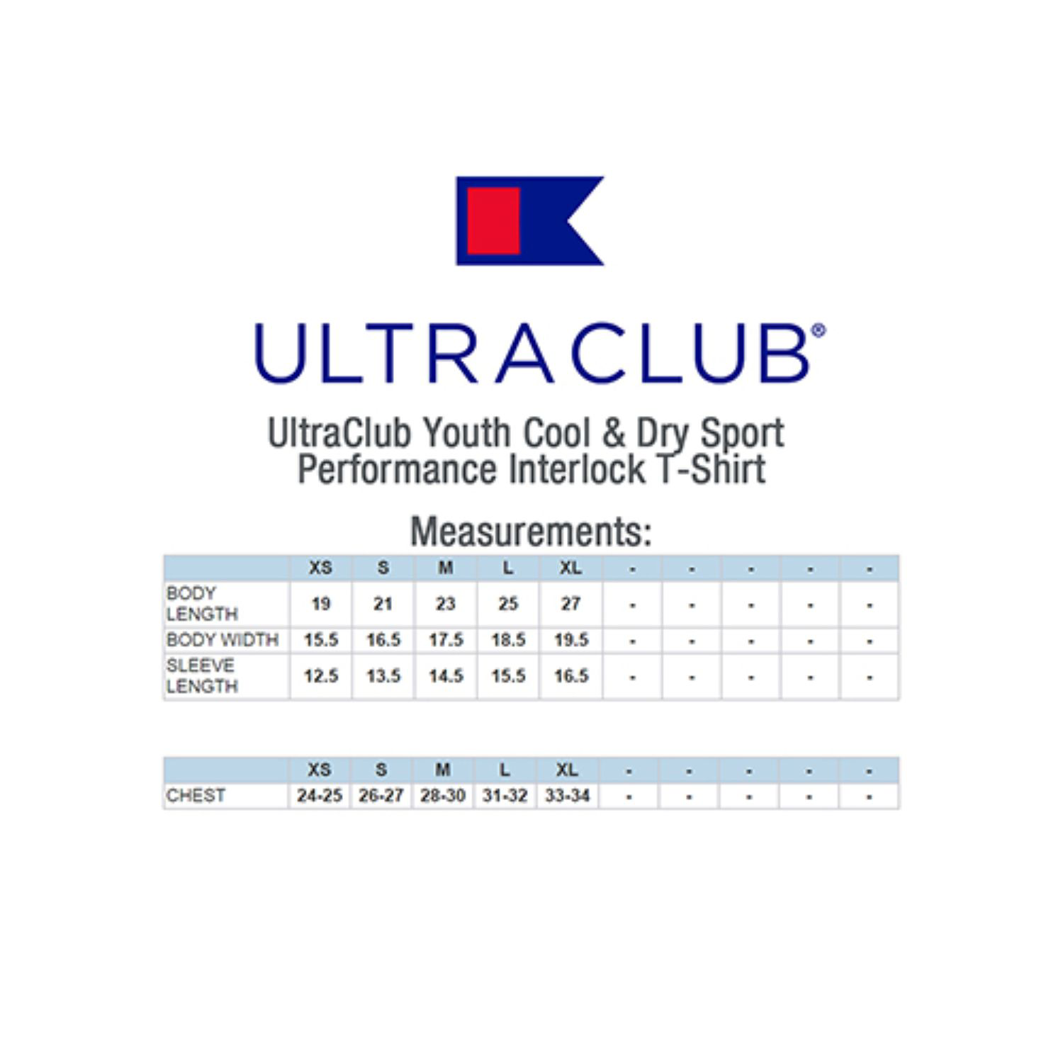 UltraClub 4 oz 100% Micro-Polyester Youth Performance T-Shirts 2