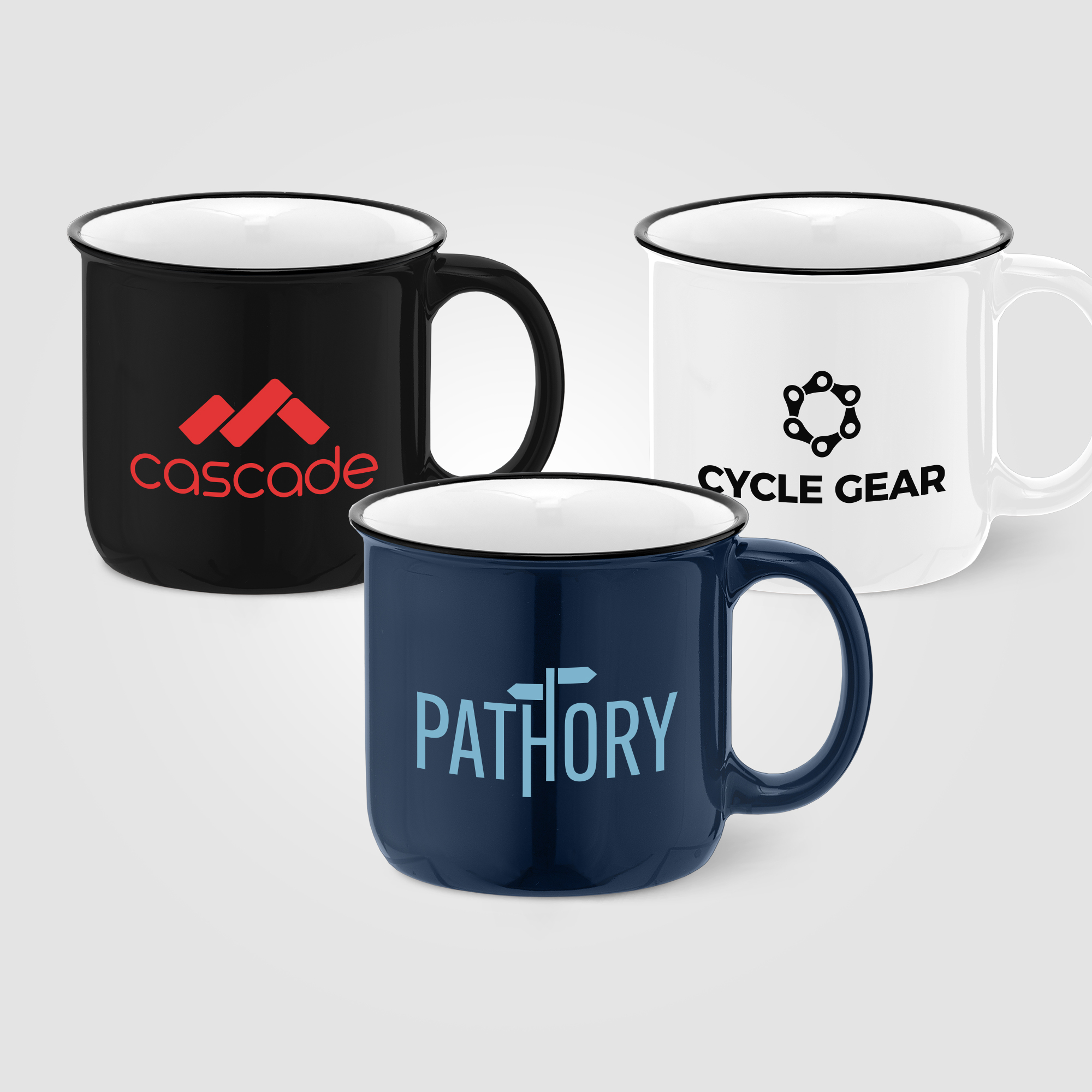 Adventure - 15 oz. Ceramic Campfire Mug, custom mug with logo imprint 2
