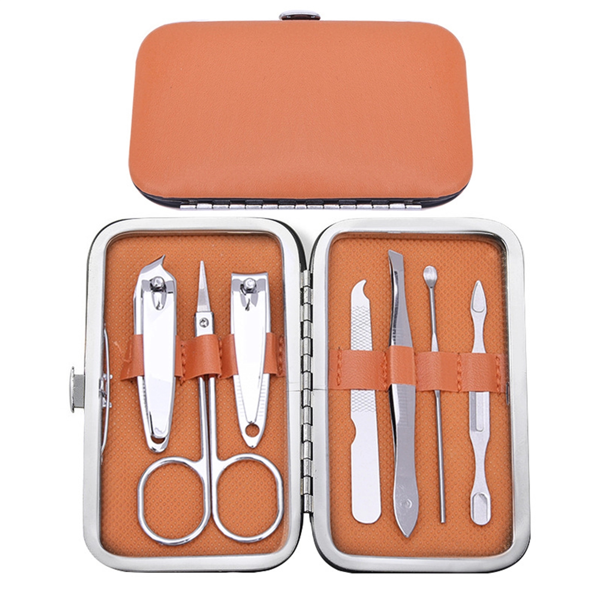 Stainless Steel 7 in 1 Set Manicure Makeup Tool 7