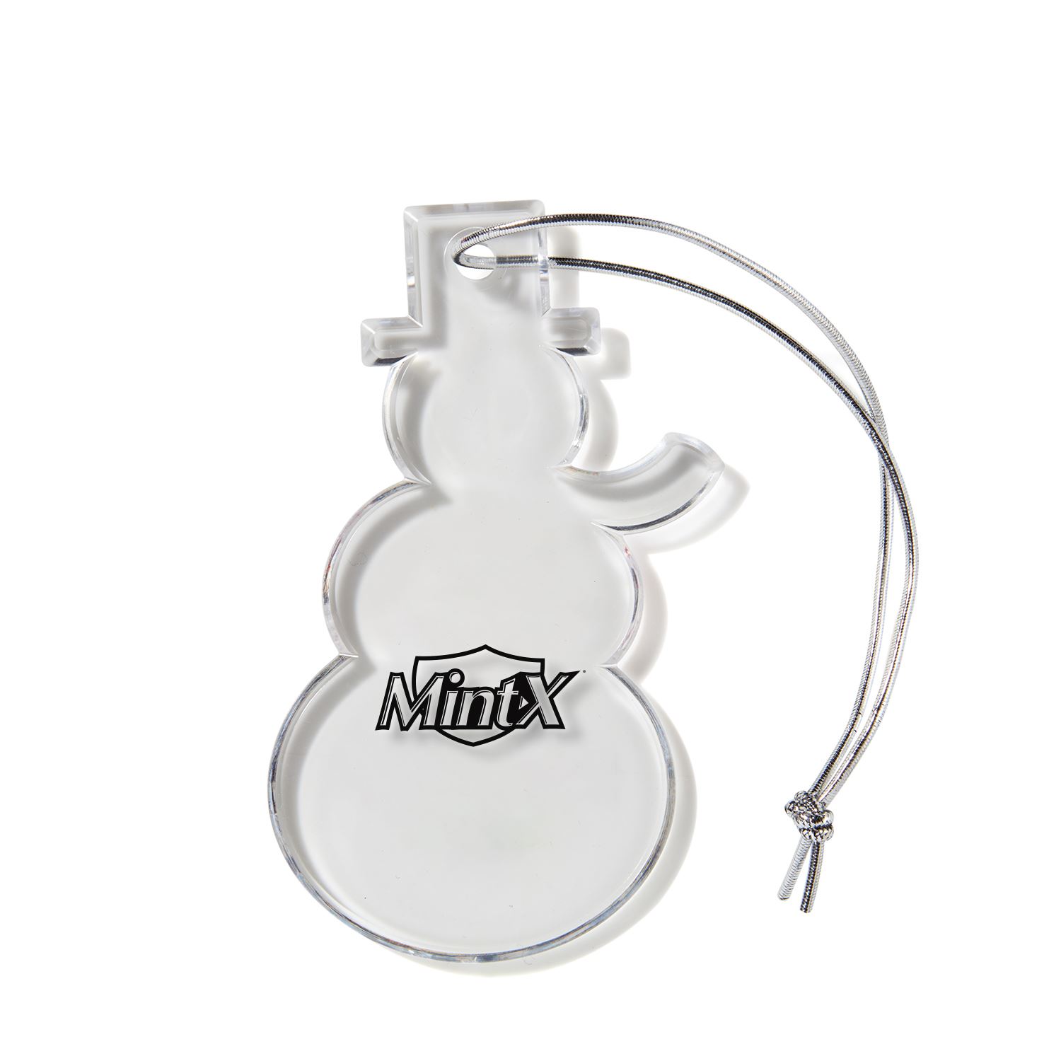 Snowman Shaped USA Made Acrylic Ornament 5