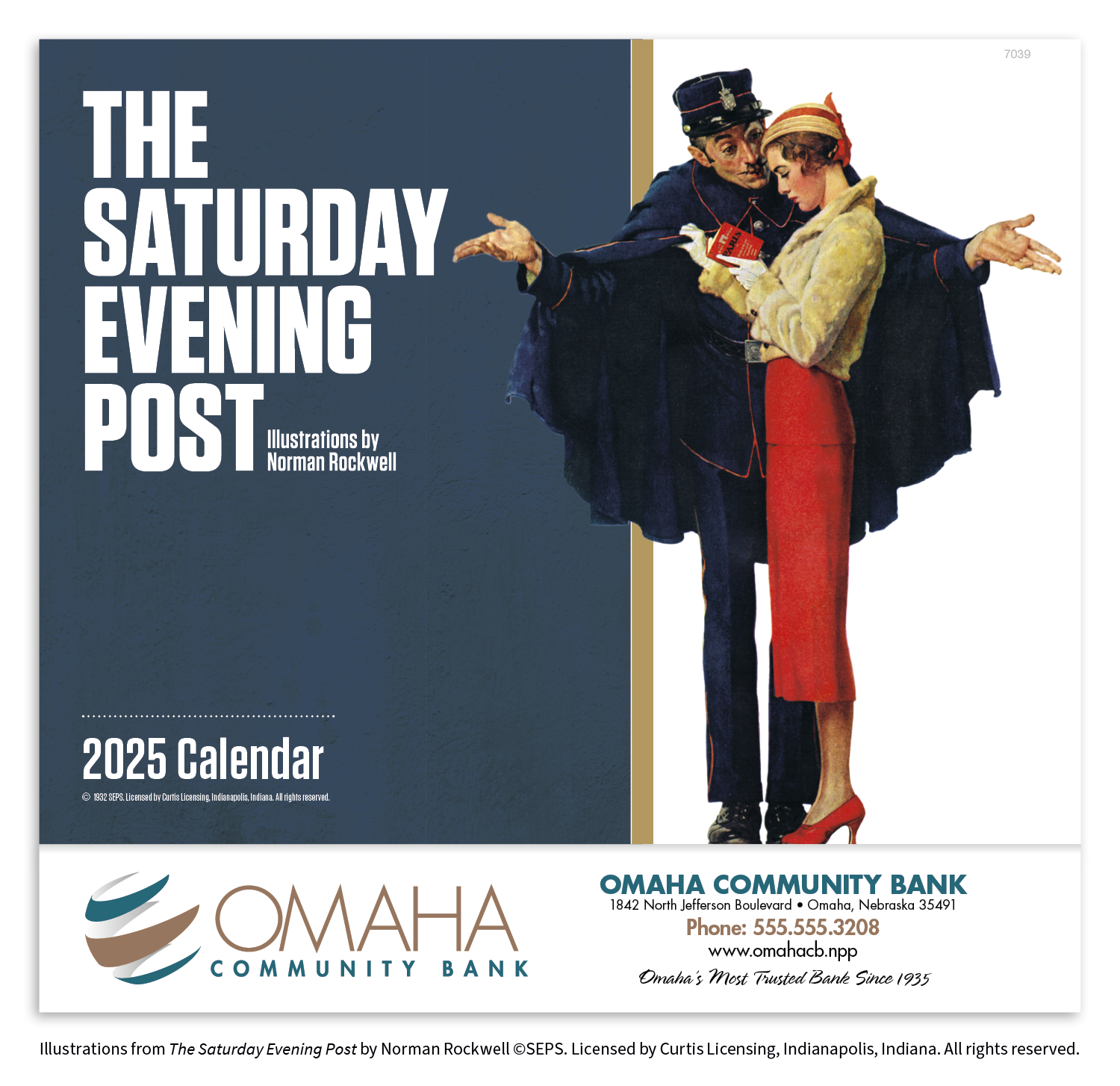 Good Value™  The Saturday Evening Post Illustrations by Norman Rockwell – Stapled Calendar 12