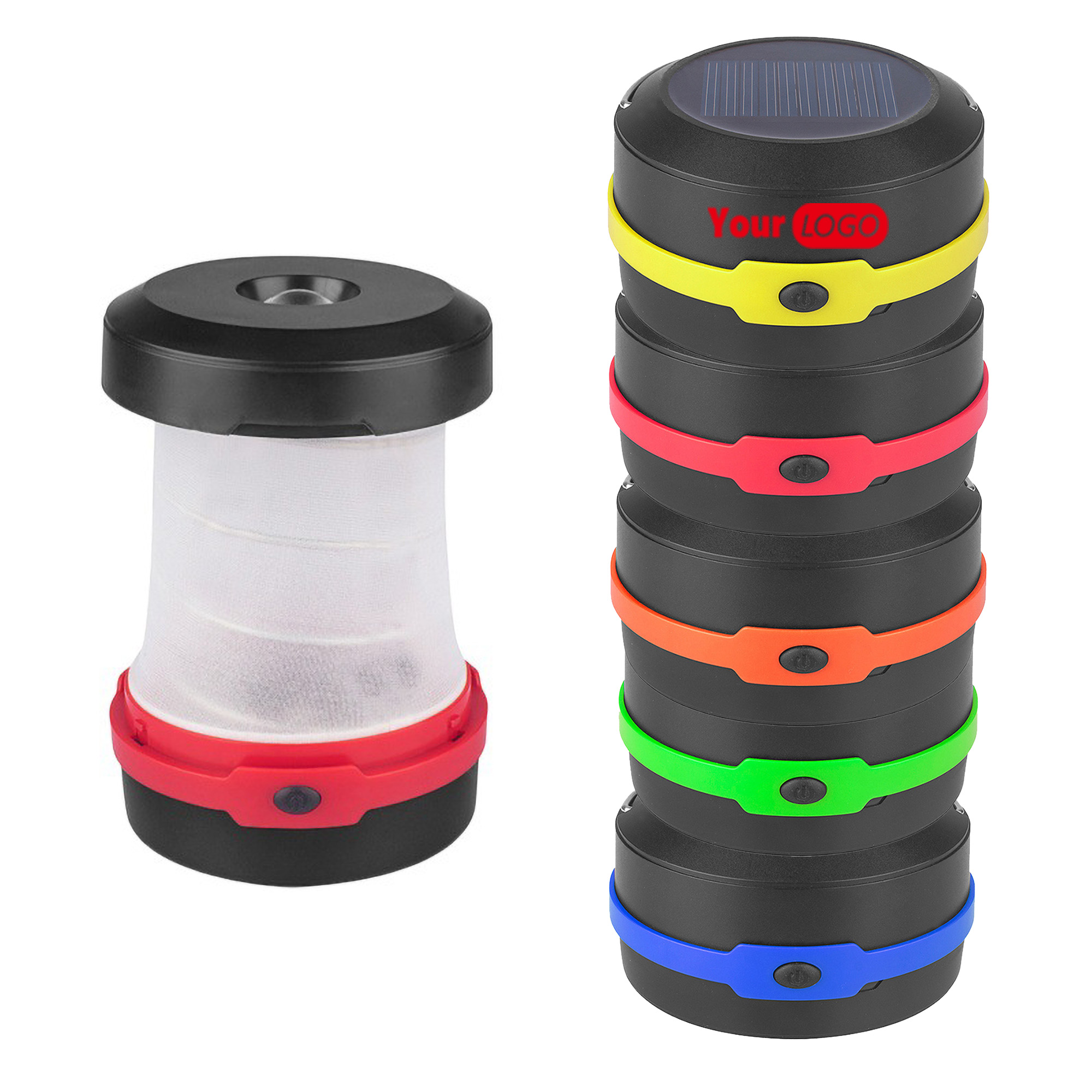 Phone Solar Lantern Charger Collapsible LED Camping 9