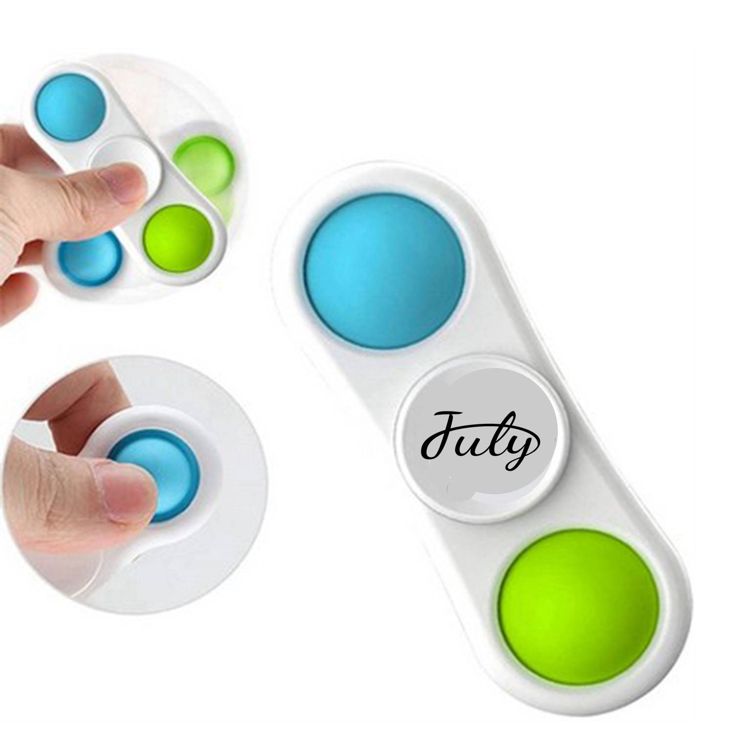 2 Bubbles Pop-it Fidget Spinner 5