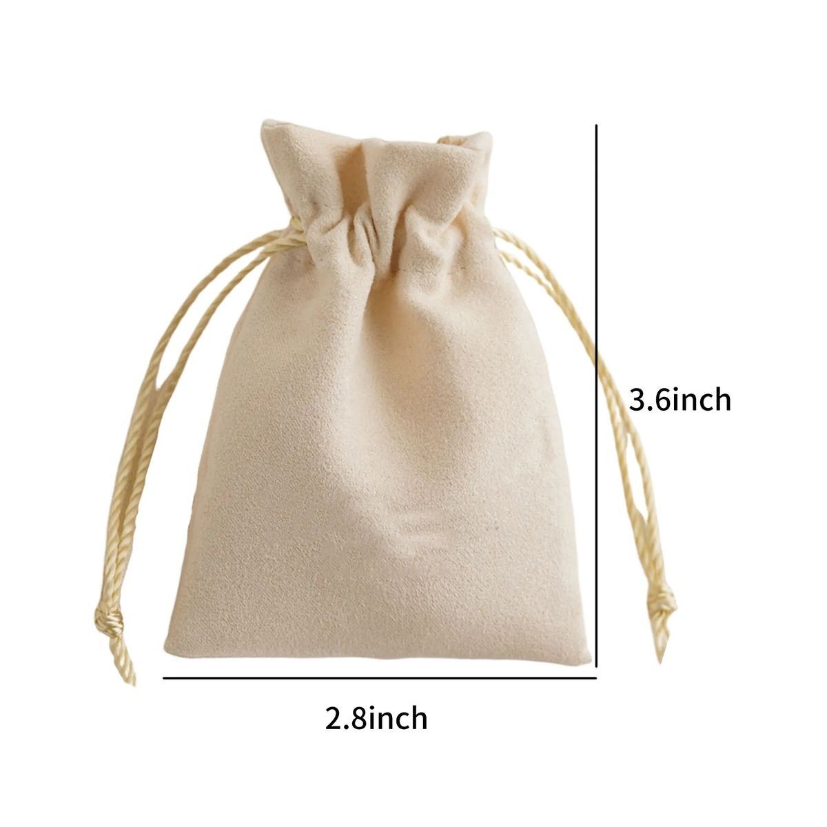 2.8 Inch Flannel Pouch with Drawstring Lightweight Design 3