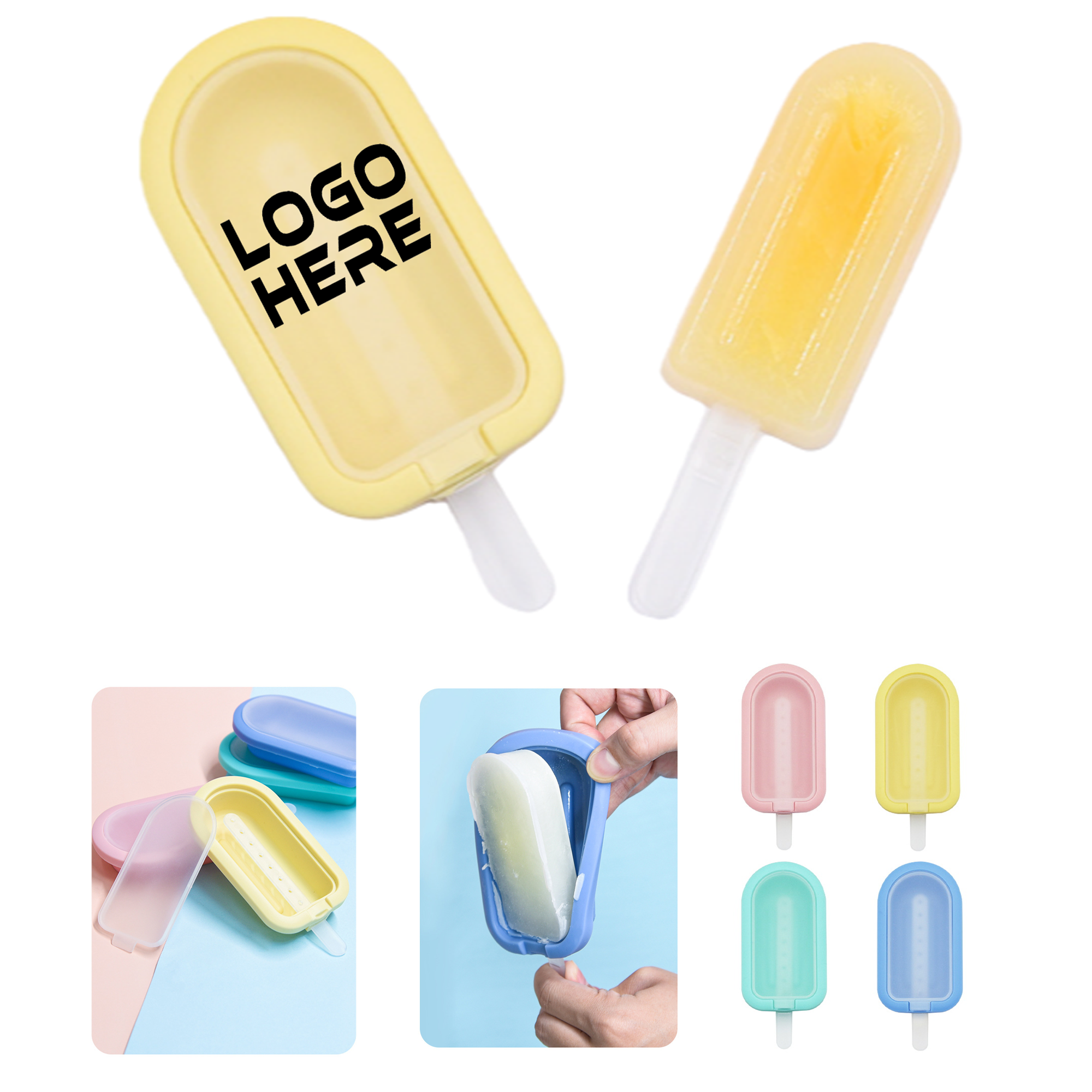 Popsicle Silicone Mold with Stick for DIY Cake and Ice Cream 1