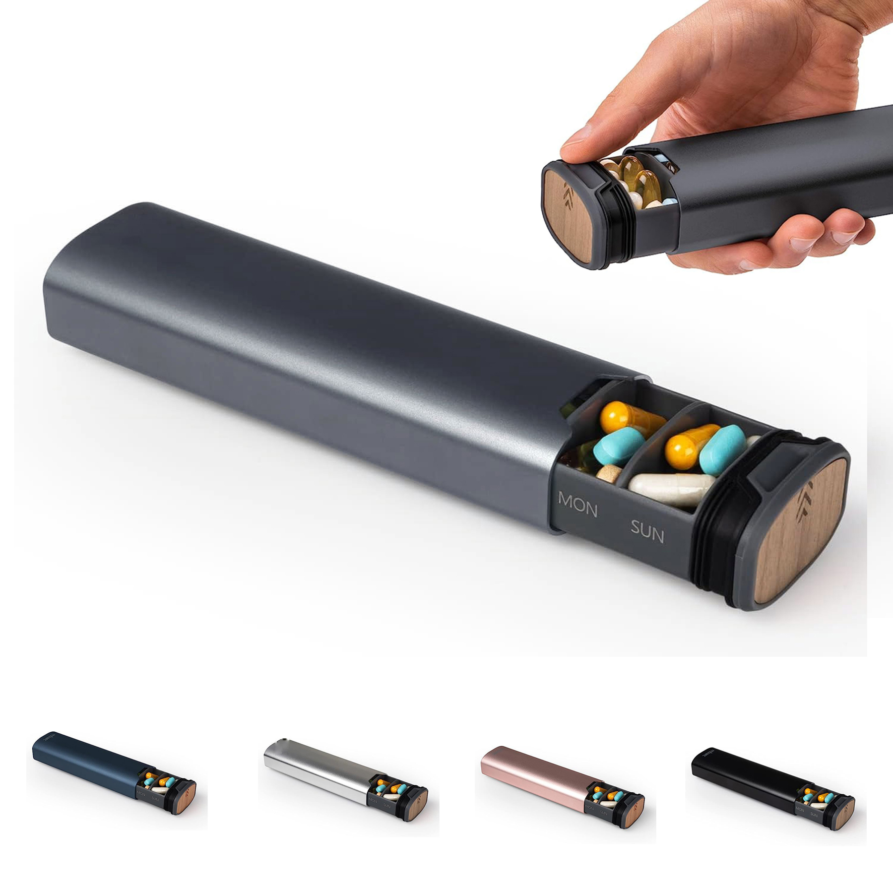 Weekly Aluminum Pill Organizer 2