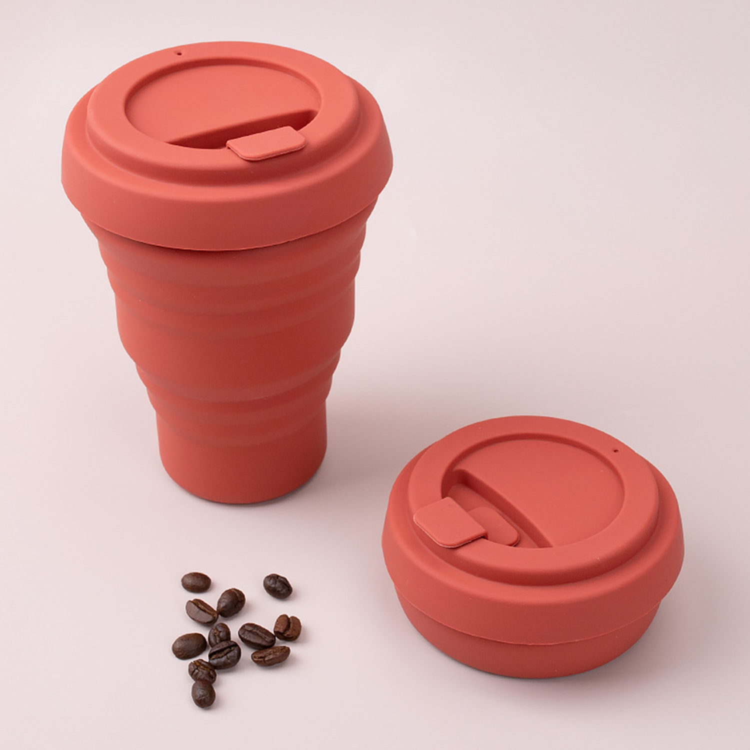 16Oz Collapsible Insulated Travel Coffee Mug 4