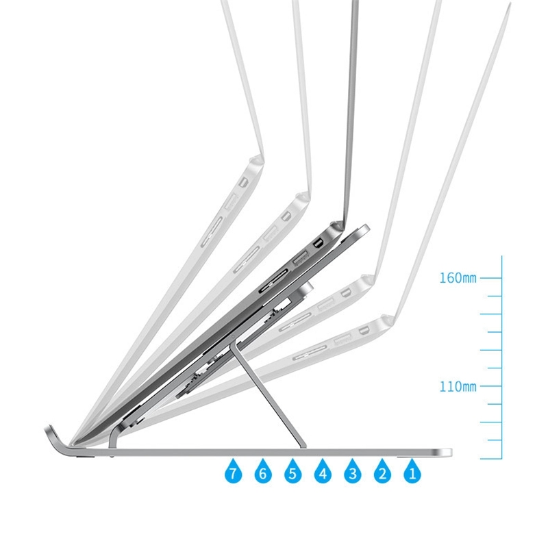 17-inch portable folding aluminum alloy computer bracket 2