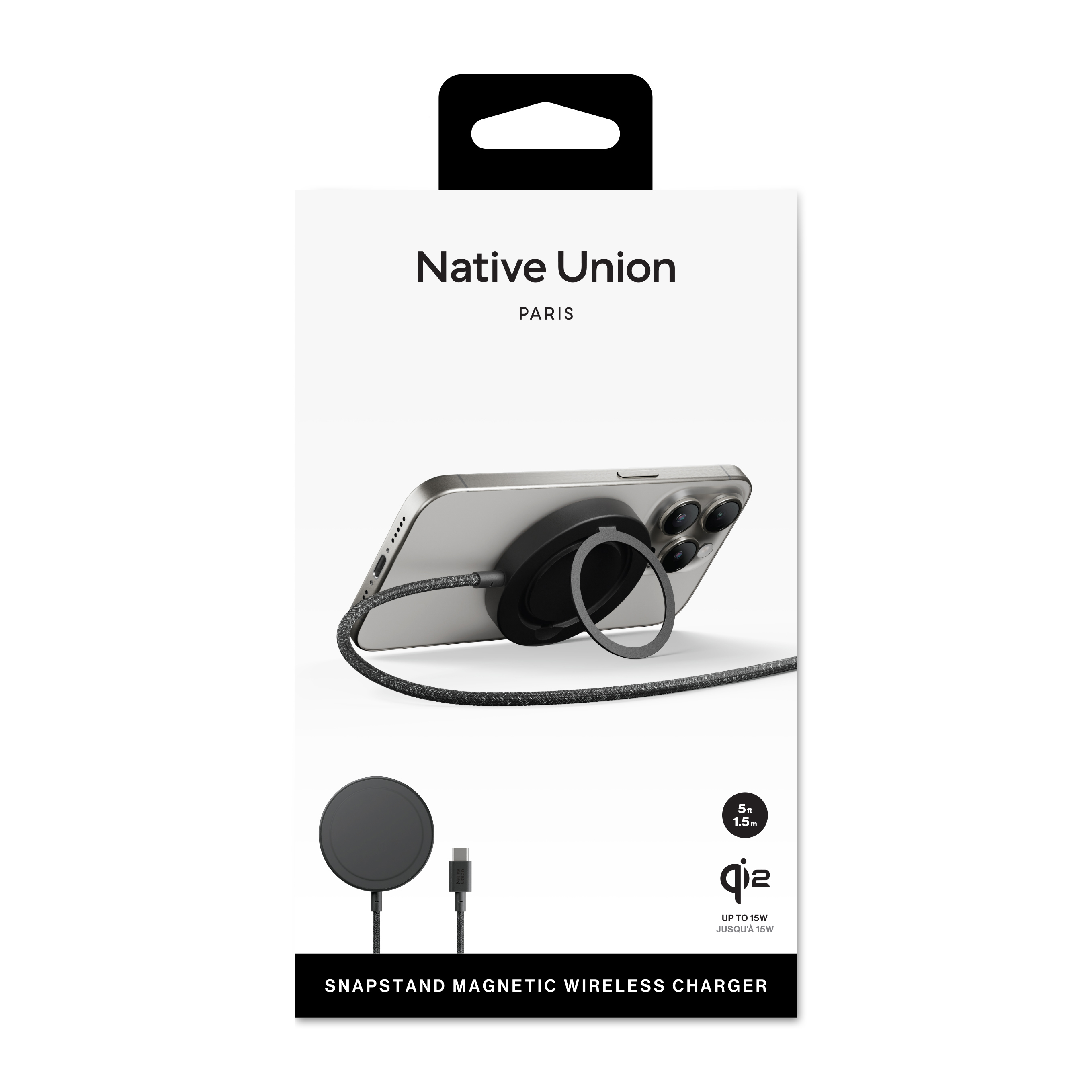 Native Union Snapstand Qi2 Wireless Charger 18
