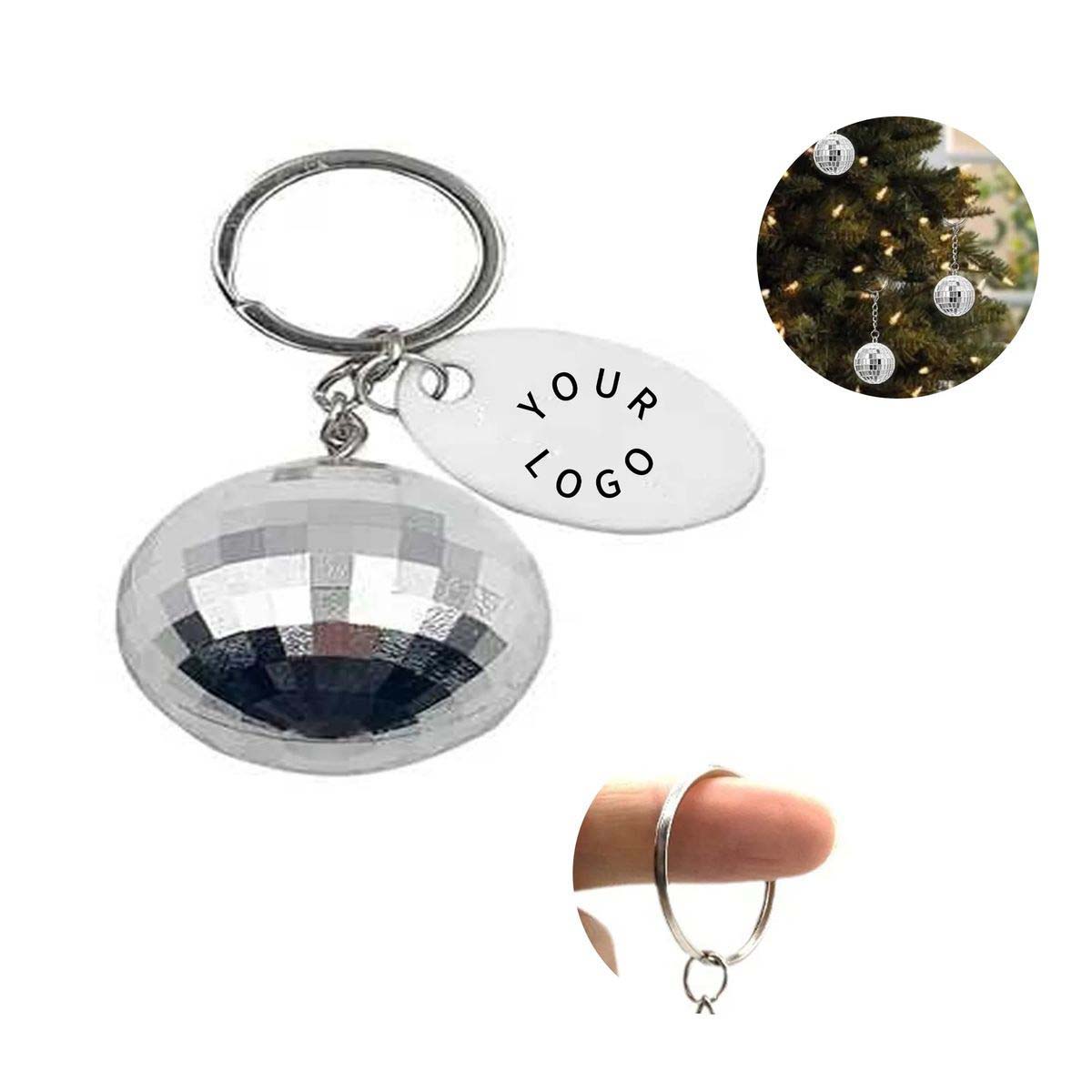 Reflective Disco Ball Keychain for Party Favors 4