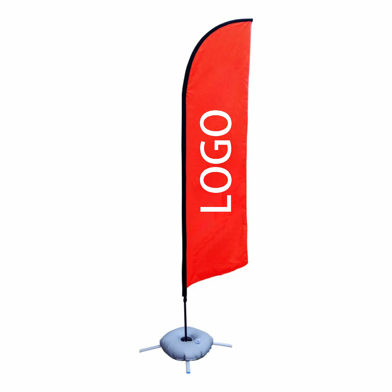 Advertising the outdoor waterflood base beach flag 6