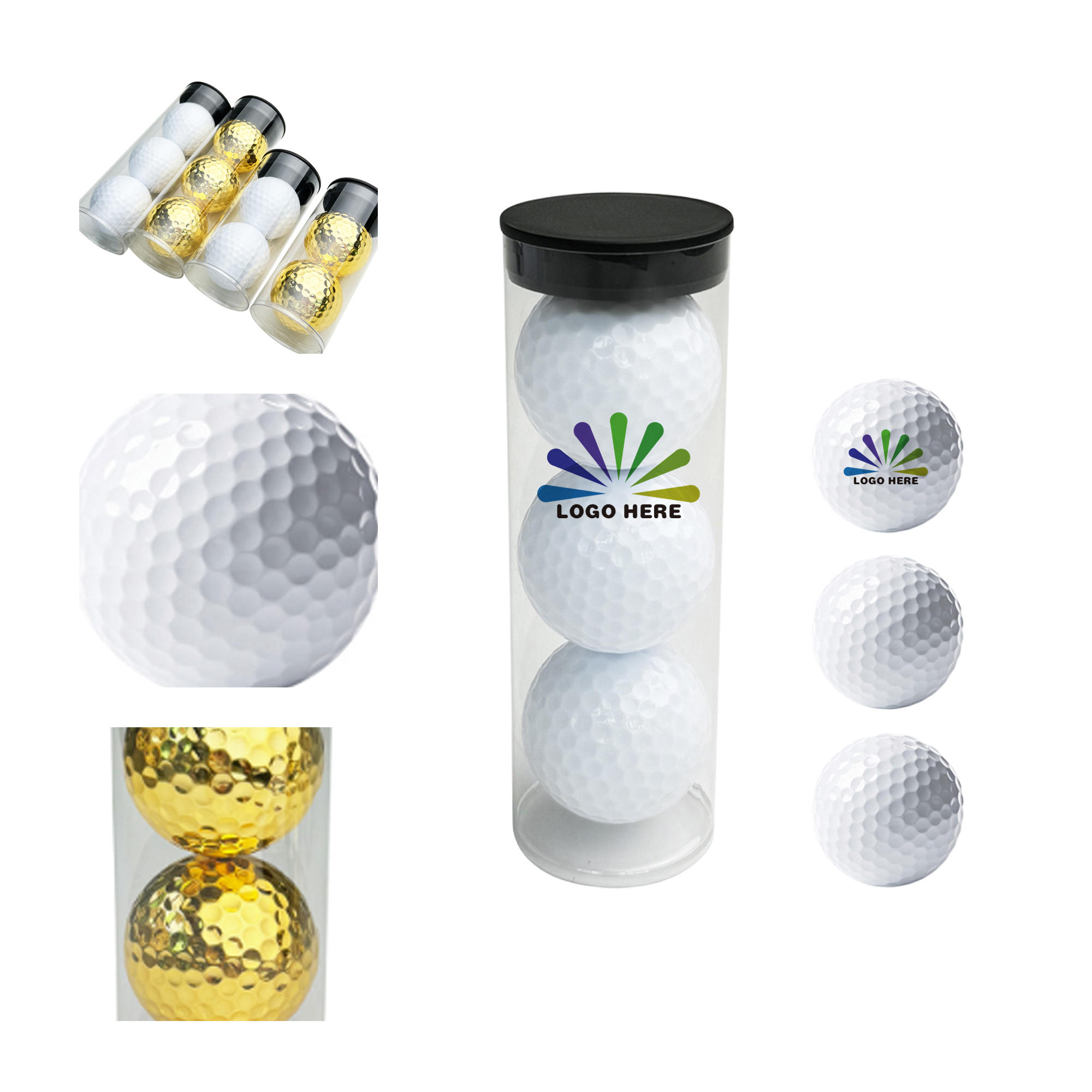 MOQ 50 Golf Gift Ball Set with Custom Logo 2