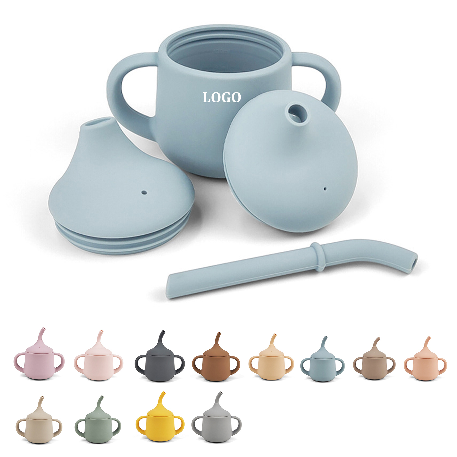 Silicone Baby Sippy Cup 7