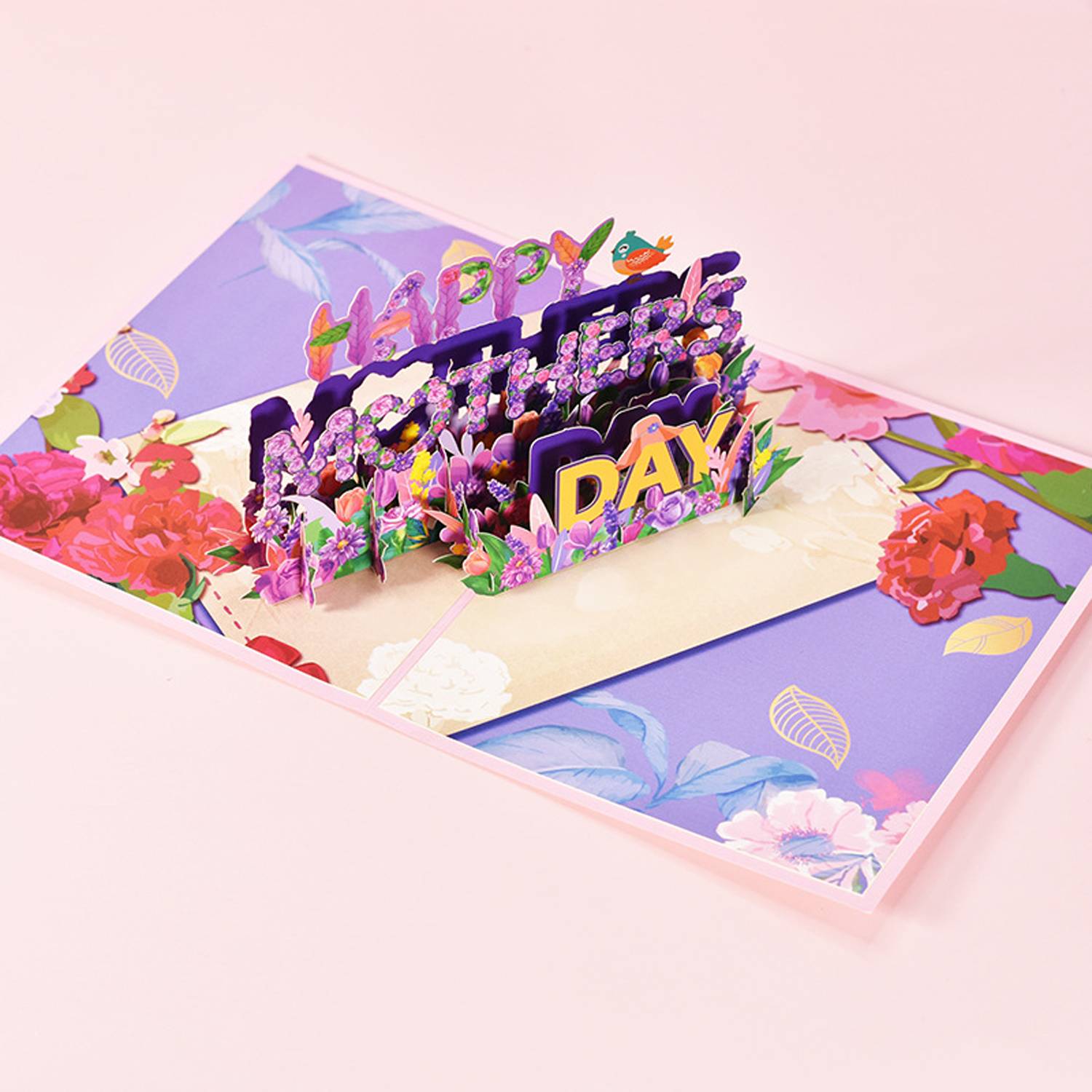 3D Creative Festival Blessings Mother's Day Card 3