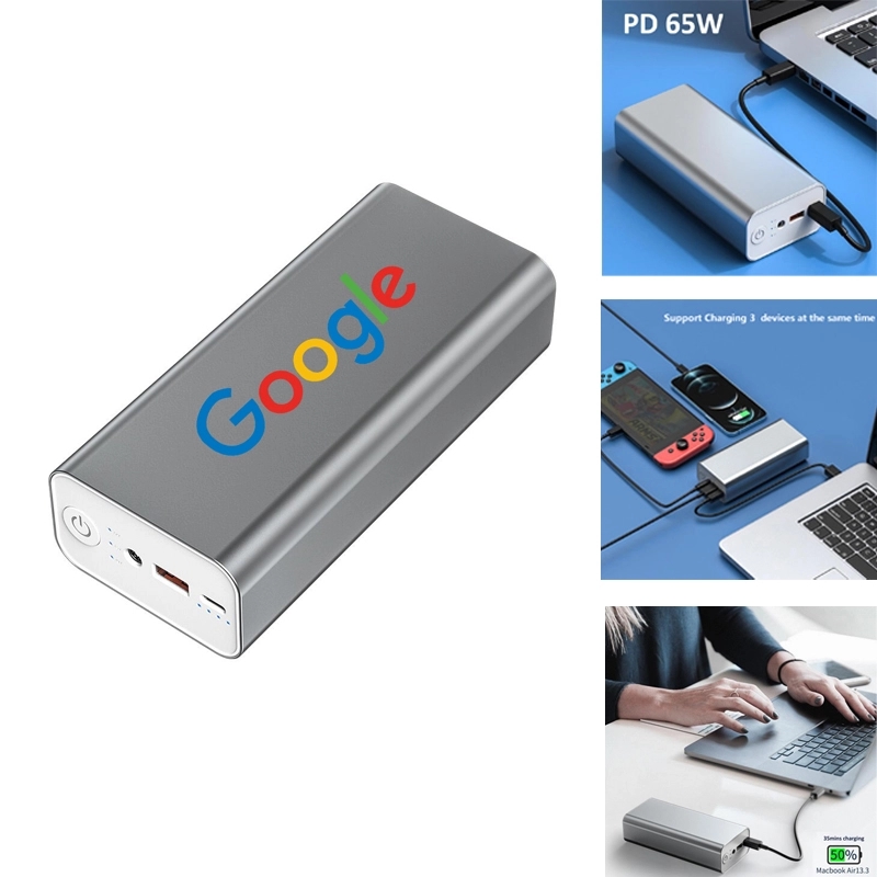 High Quality 30,000mAh PD 65W Power Bank for Laptop 2