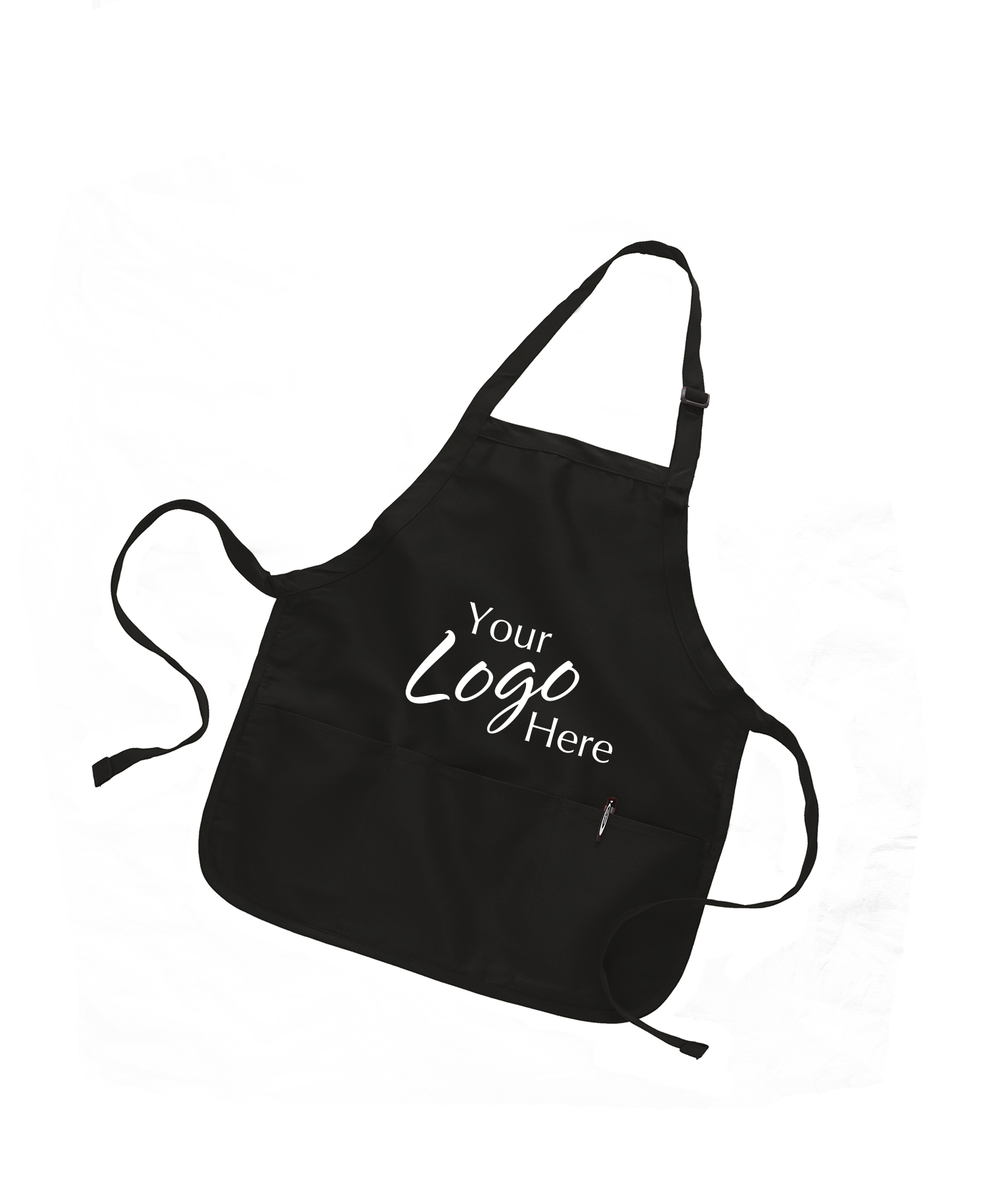 Medium Length Apron with 3 Compartments (22"x24") 11