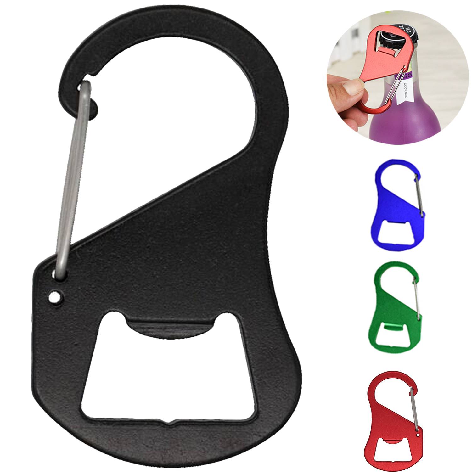 Aluminum Carabiner Bottle Opener 7