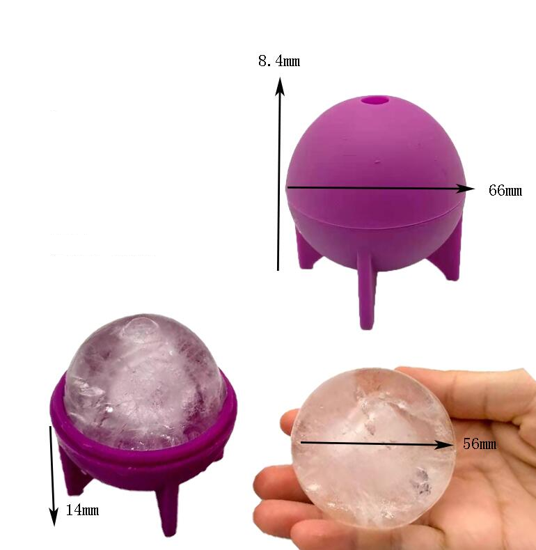 Anti-slip Silicone Ice Ball Molds 5