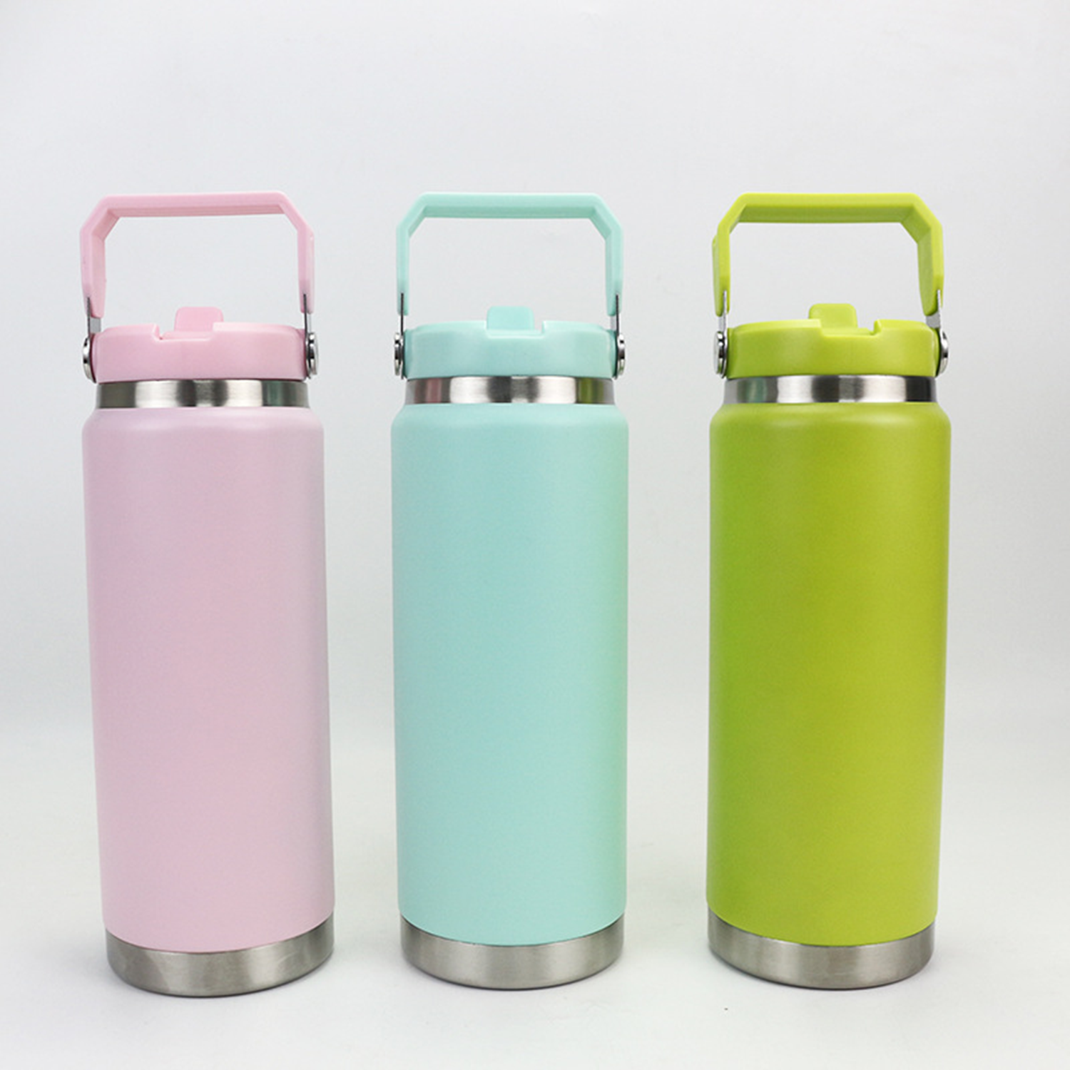 27Oz Double Wall Insulated Stainless Steel Tumbler W/ Lid 5