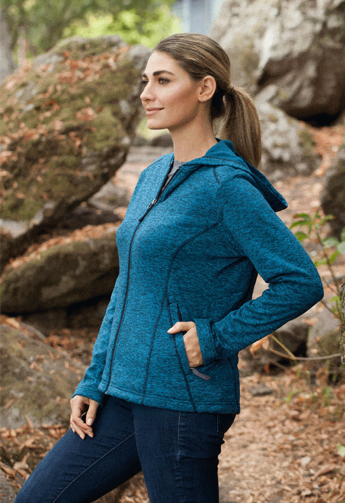 Ladies' Tephra Heather Hoodie Jacket, custom hoodie or sweatshirt with logo imprint 7