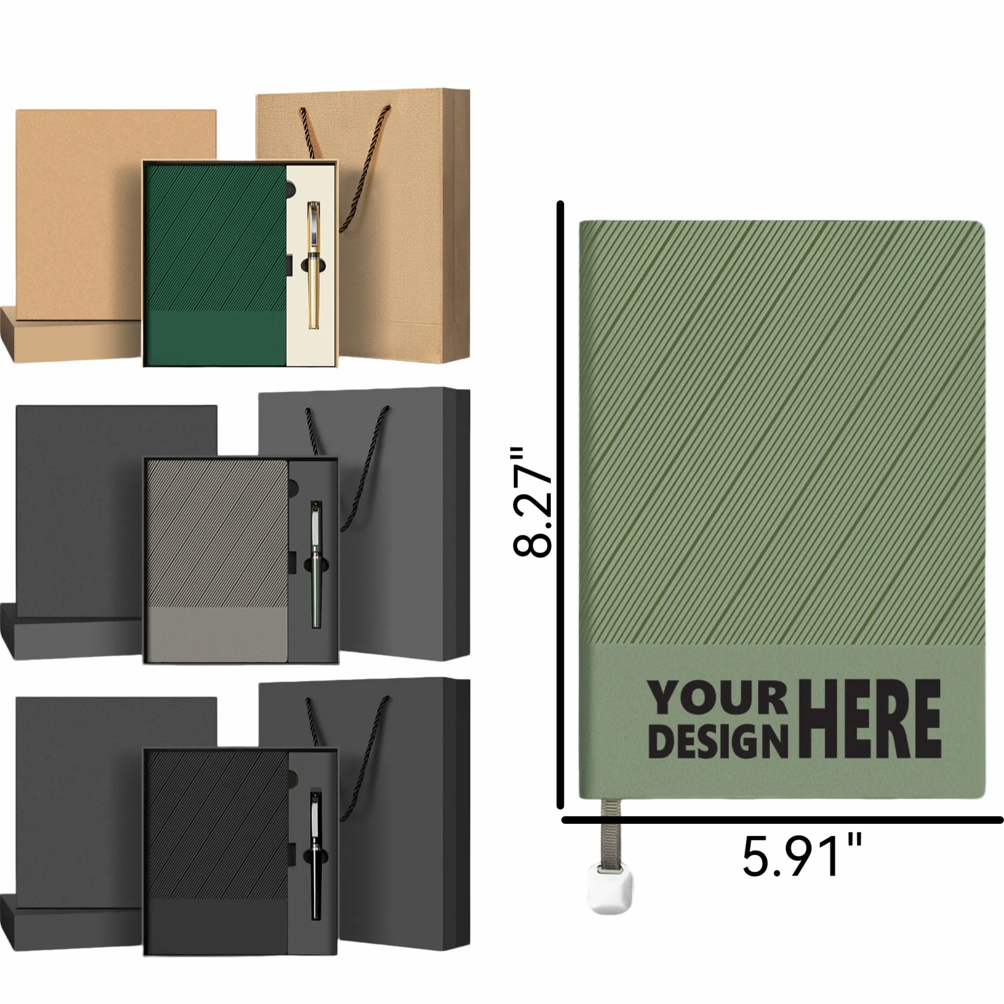 A5 Notebook Gift Set: Enamel Pen 4