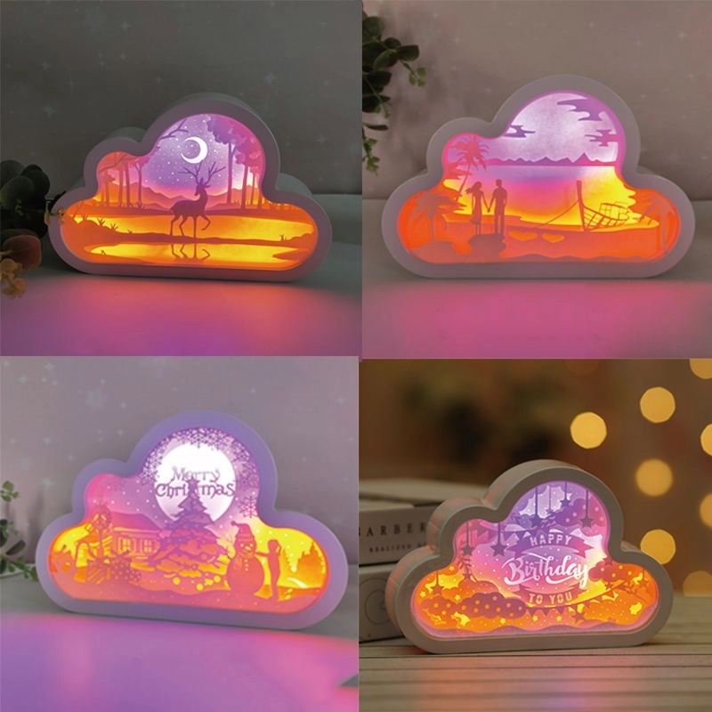 3D Stereoscopic Paper Carving Lamp 2