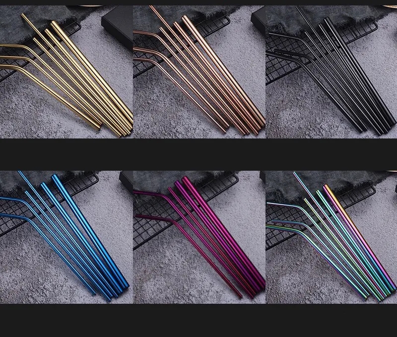 10.5" Stainless Steel Straw for Tumblers Cups Mugs 2