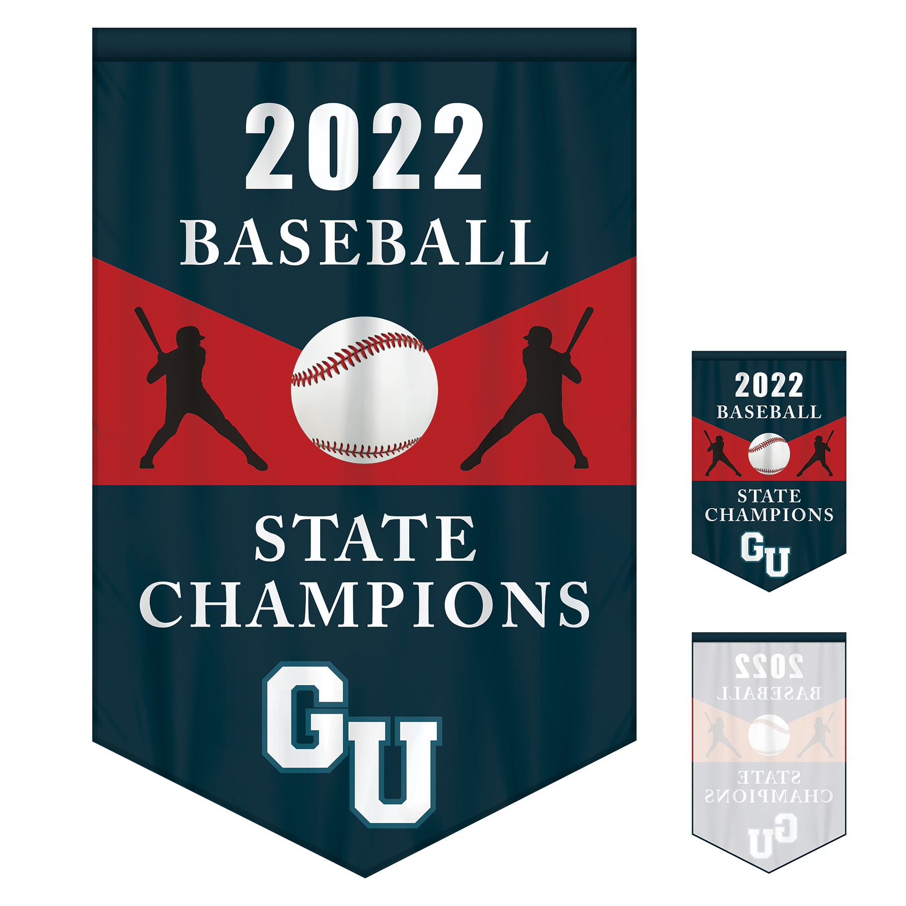 4' x 6' Championship Banner Single Sided V-Cut 3