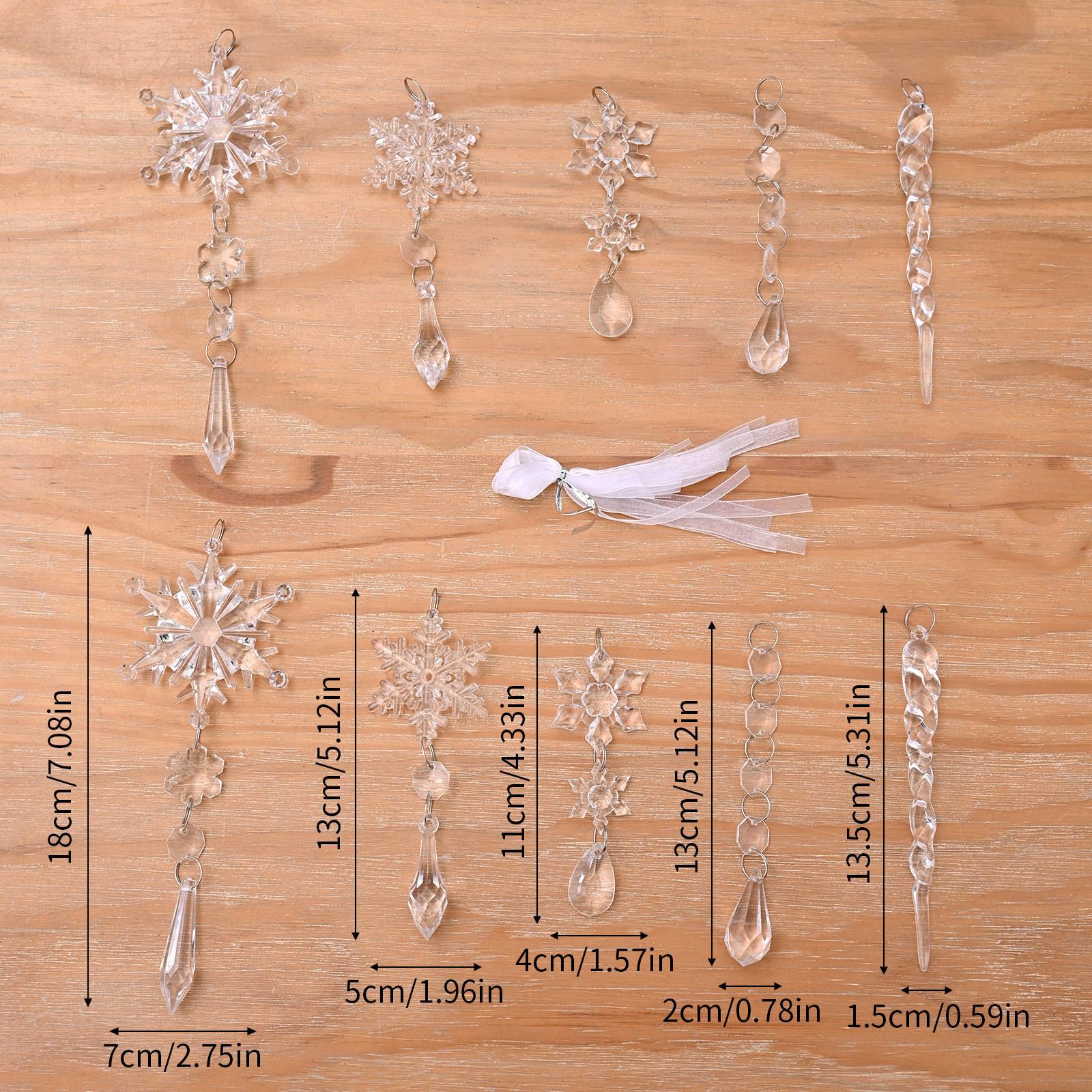 Christmas Snowflake Crystal Lighting 2