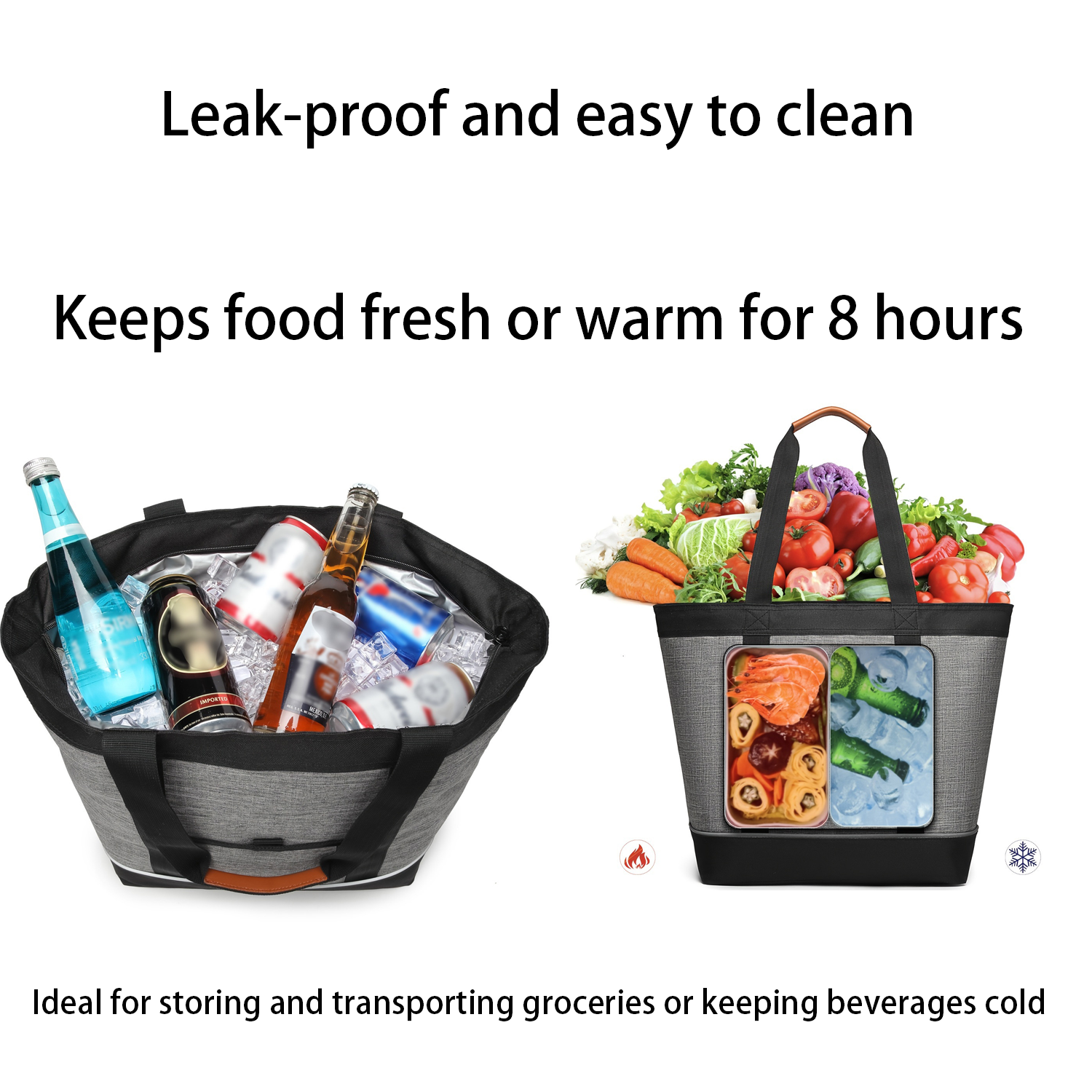 Portable Oxford Insulated Cooler Tote 11