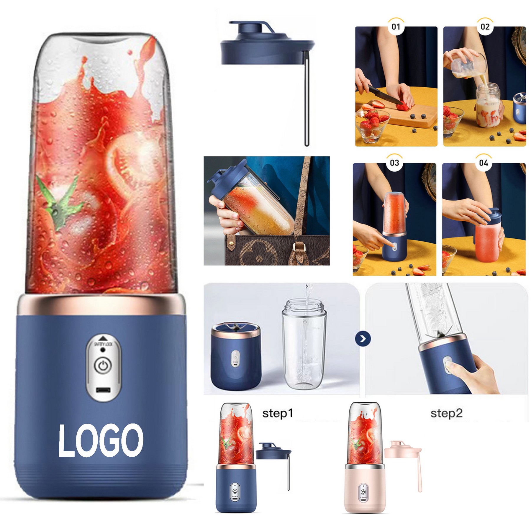 Portable Small Household Juicer 1