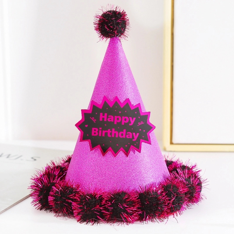 Birthday Party Kids Game Hat & Cake Celebration Decoration 9