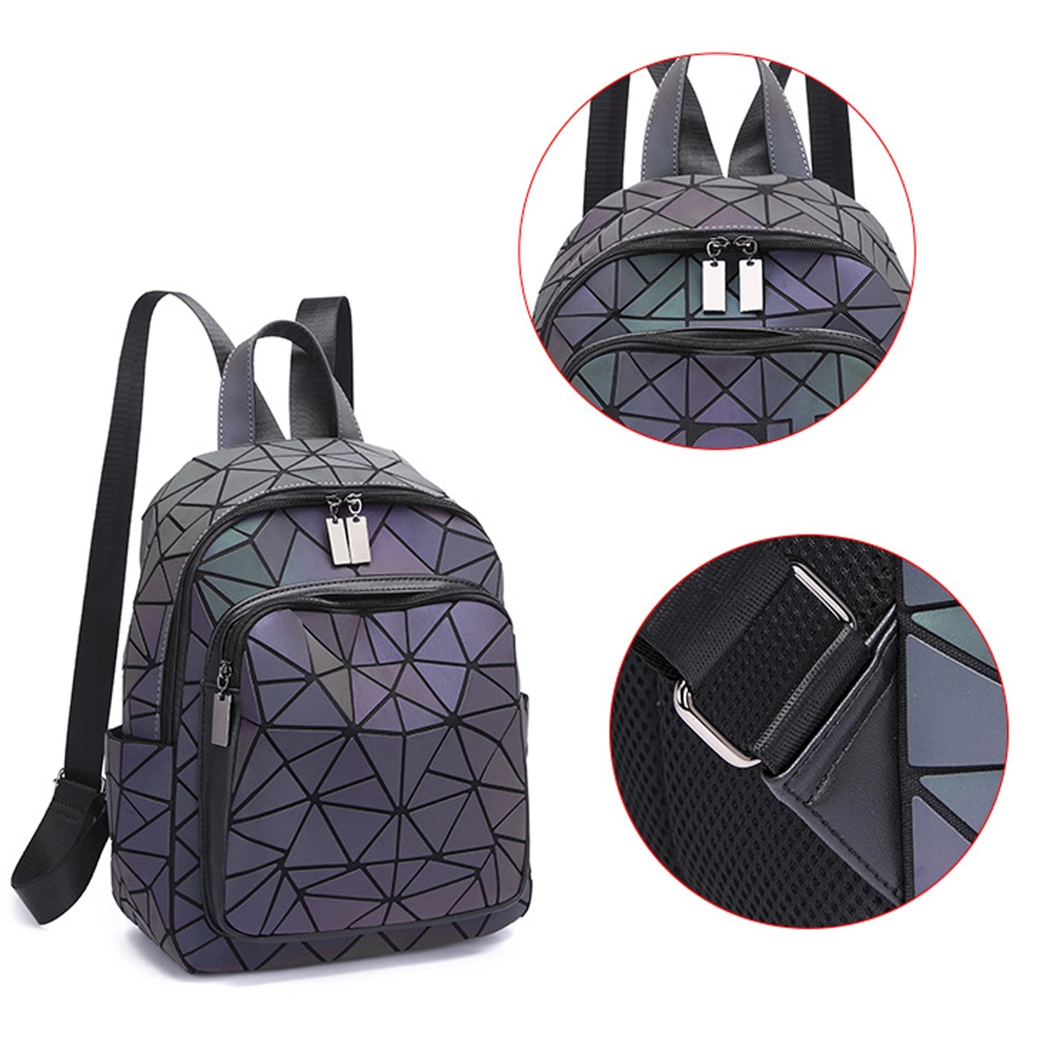 Luminous Geometric Backpacks 4