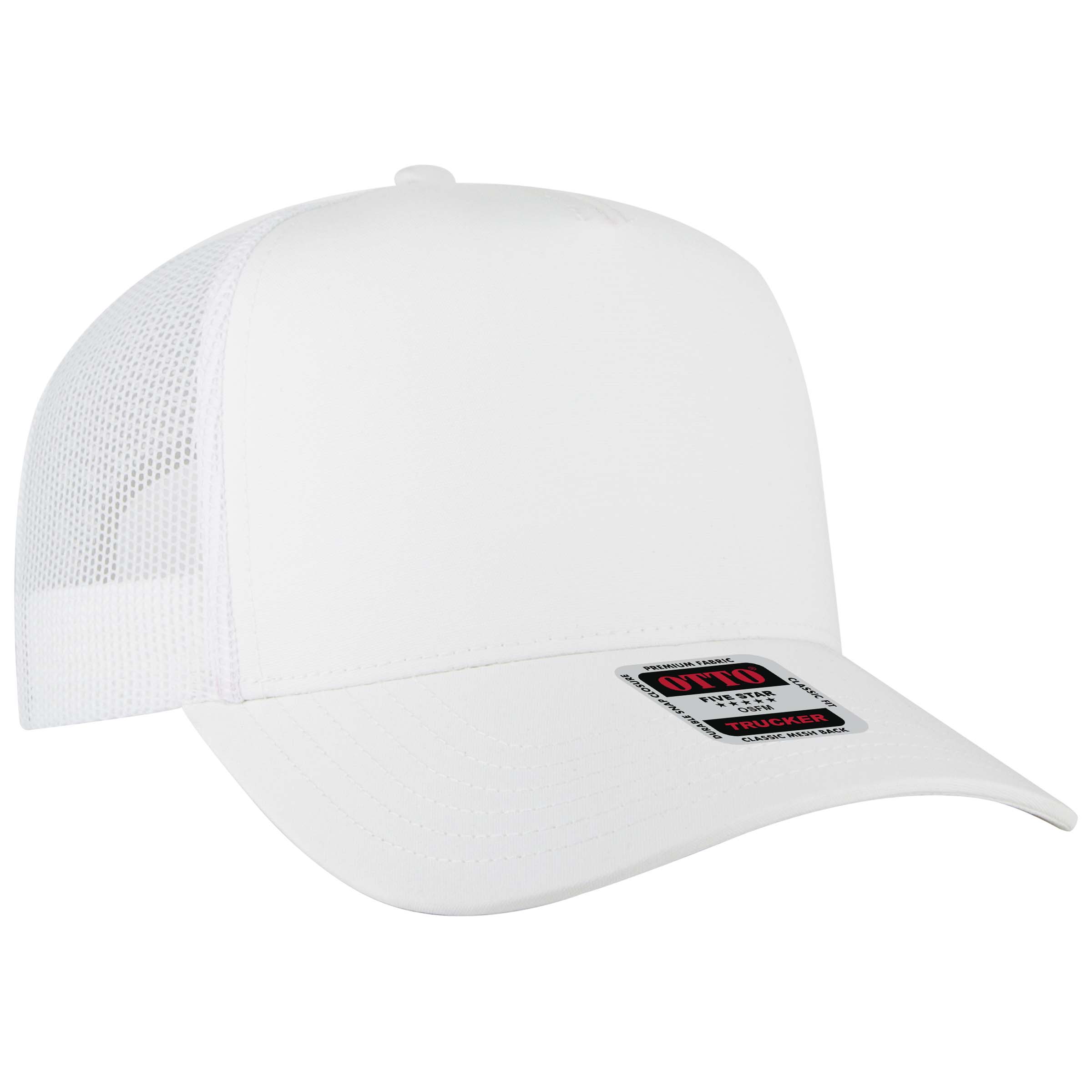 OTTO CAP® 5 Panel Mid Profile Mesh Back Trucker Hat 30