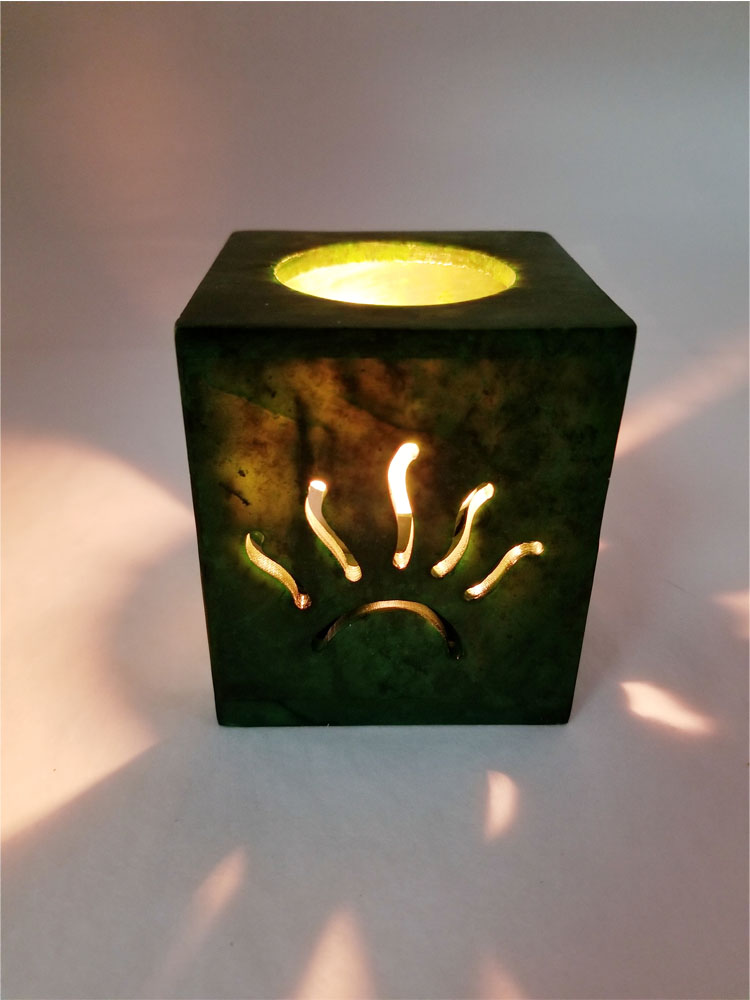 Green Stone Oil Burner 4