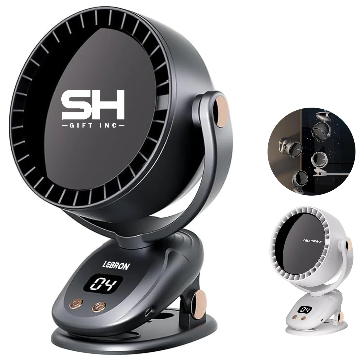 Rechargeable Clip on Fan 2